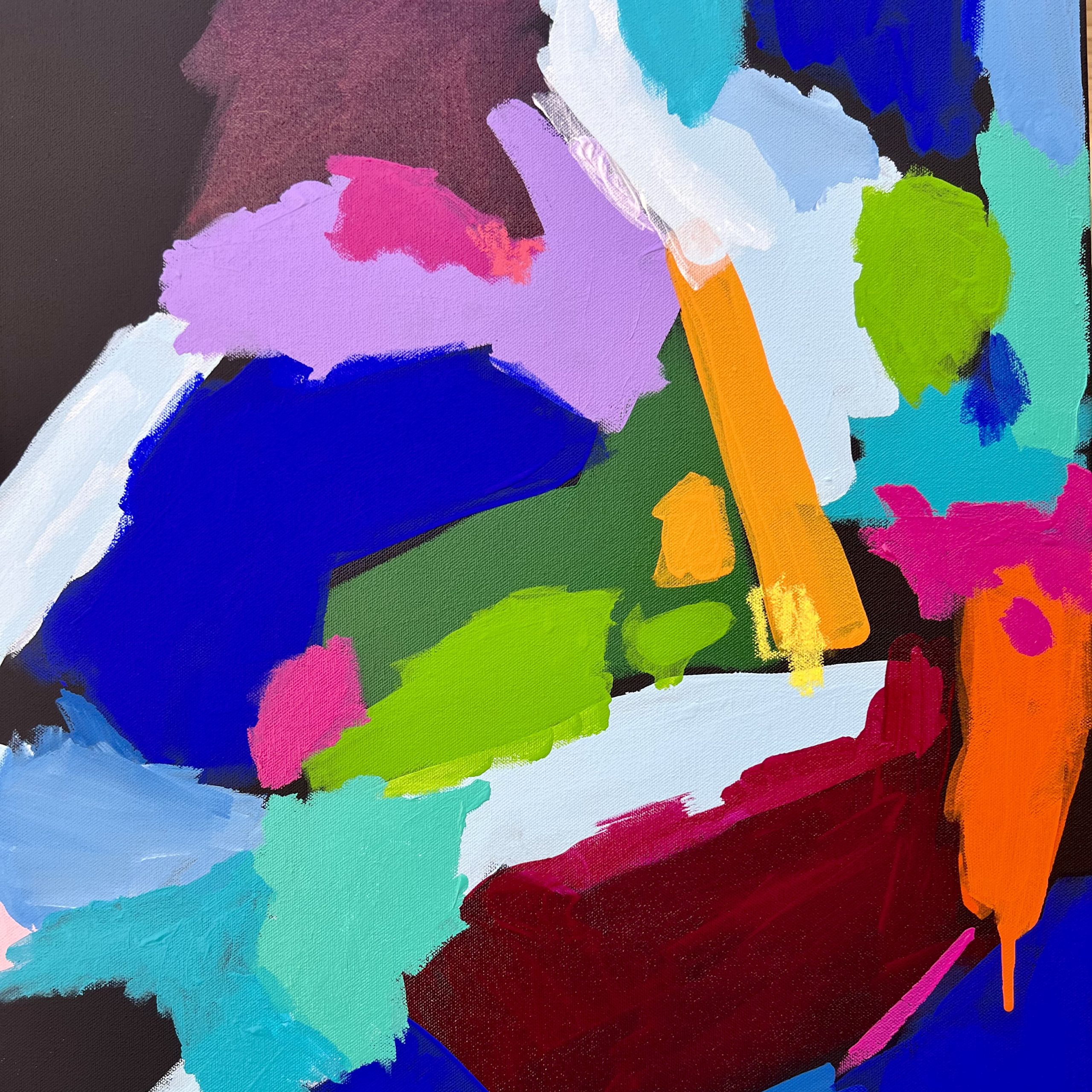 When I Dream I Dream Of You Rebecca Koerting Australian Abstract Artist Bright Detail 3