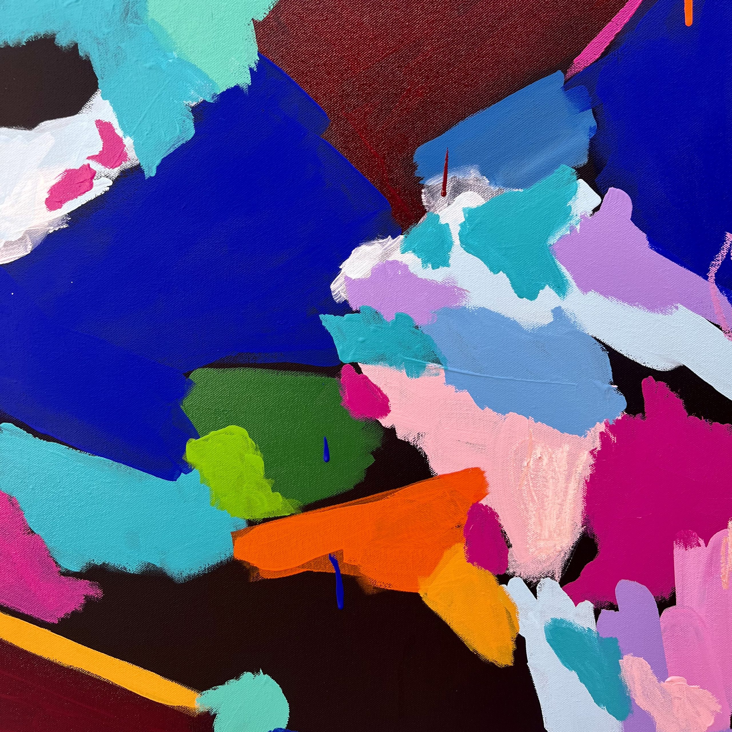 When I Dream I Dream Of You Rebecca Koerting Australian Abstract Artist Bright Detail 4