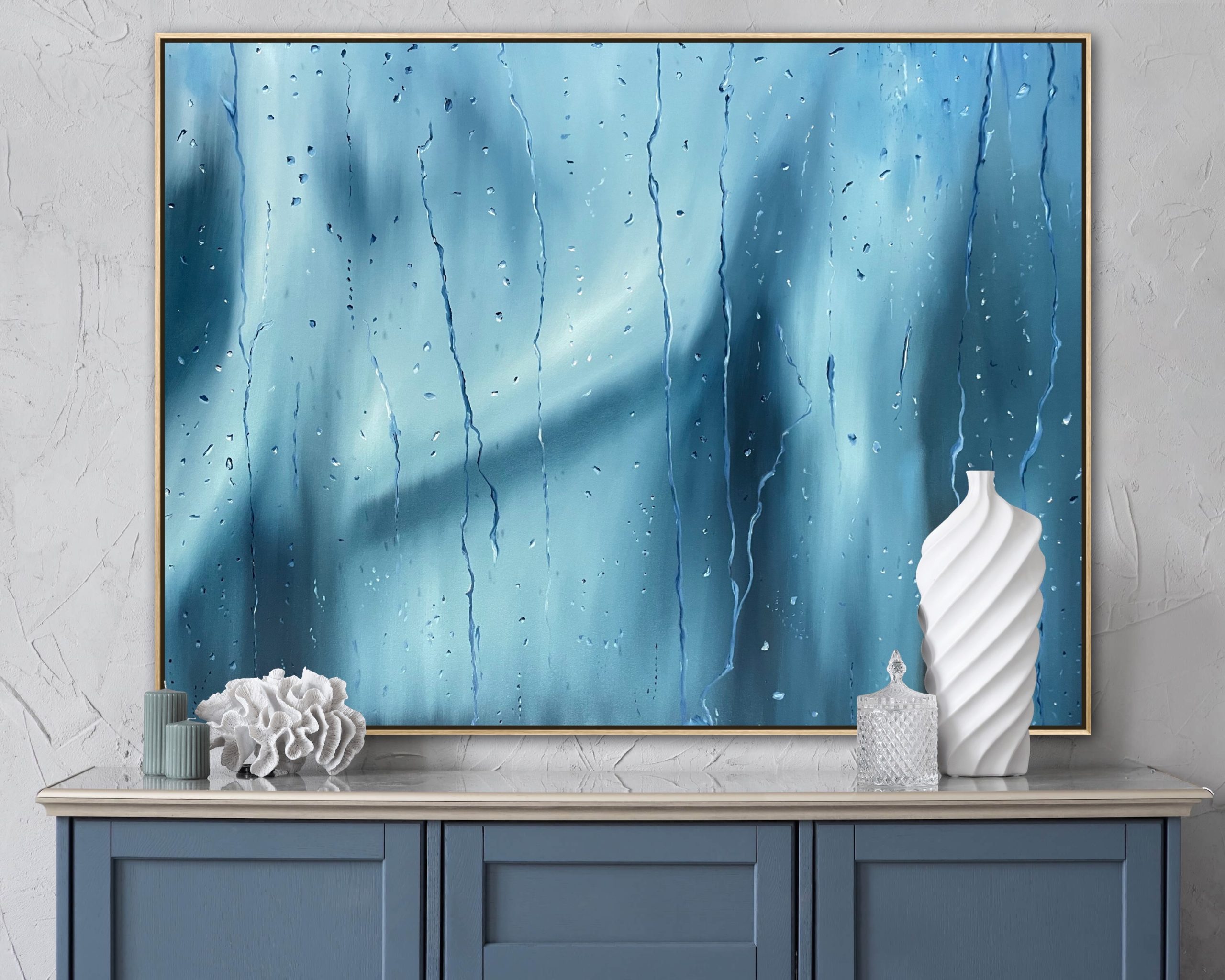 Alanah Jarvis Rain Painting Beach House Interior