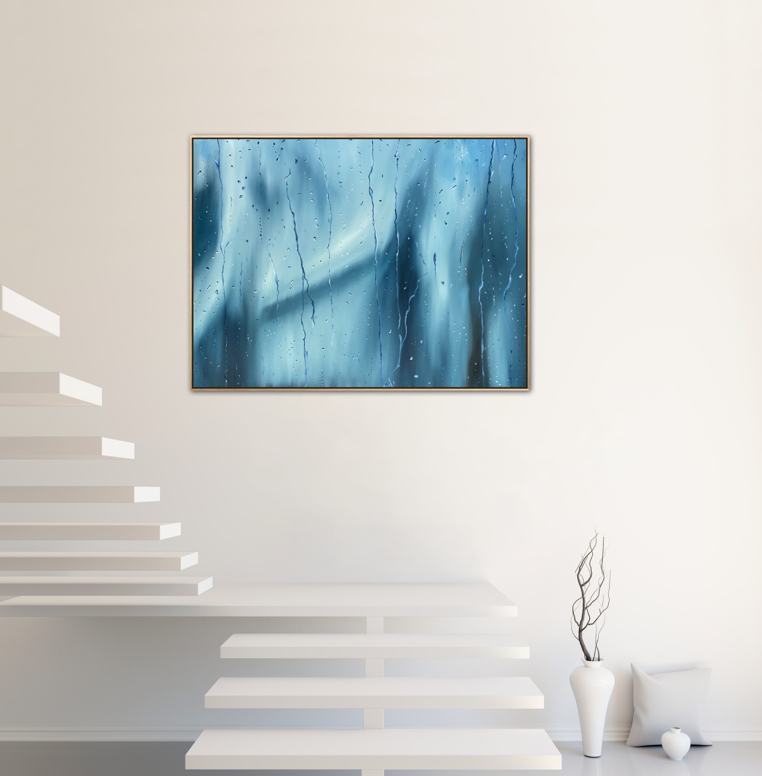 Alanah Jarvis Rain Painting White Interior