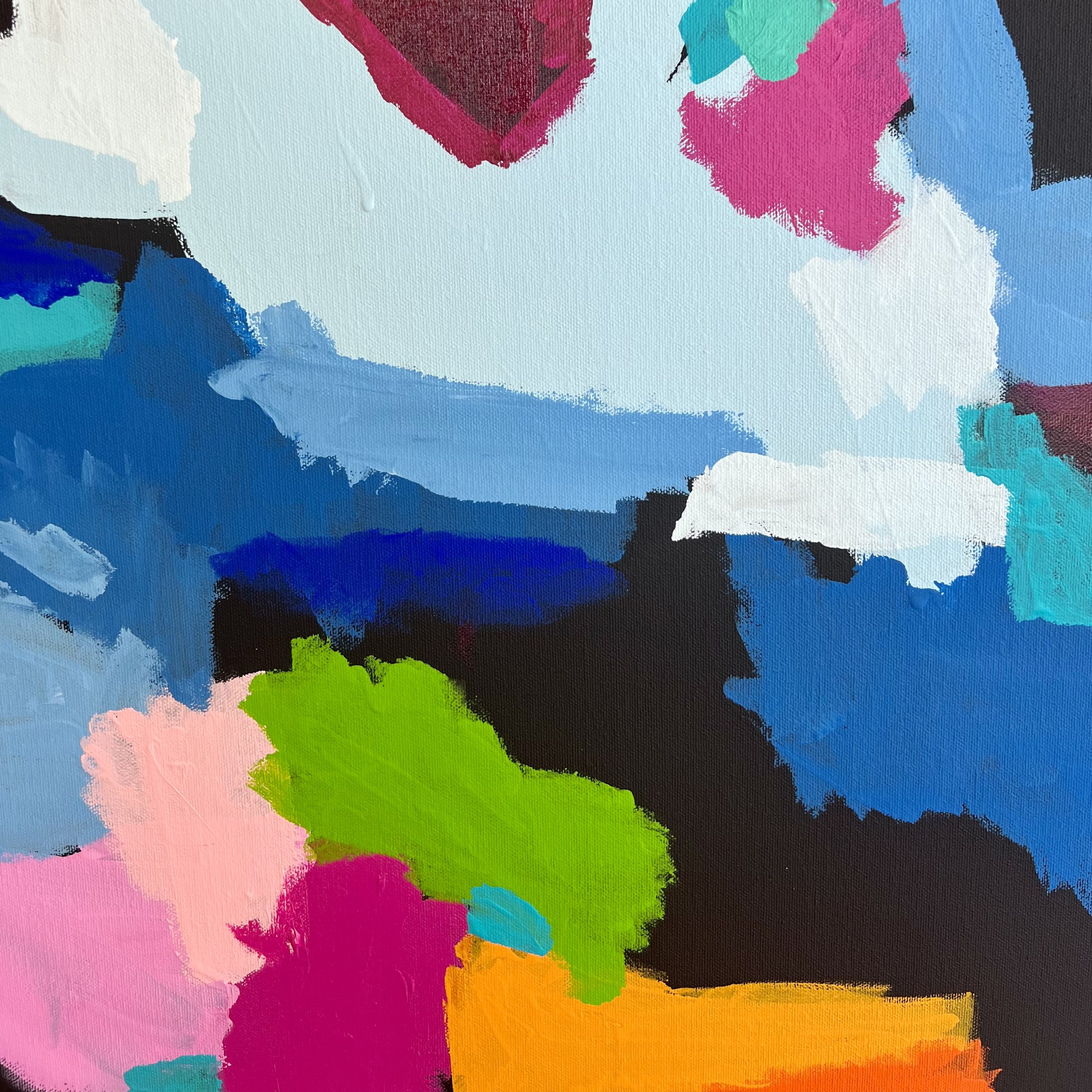 Dreams I Will Never Forget Rebecca Koerting Australian Abstract Artist Bright Art Lovers Australia Detail 1