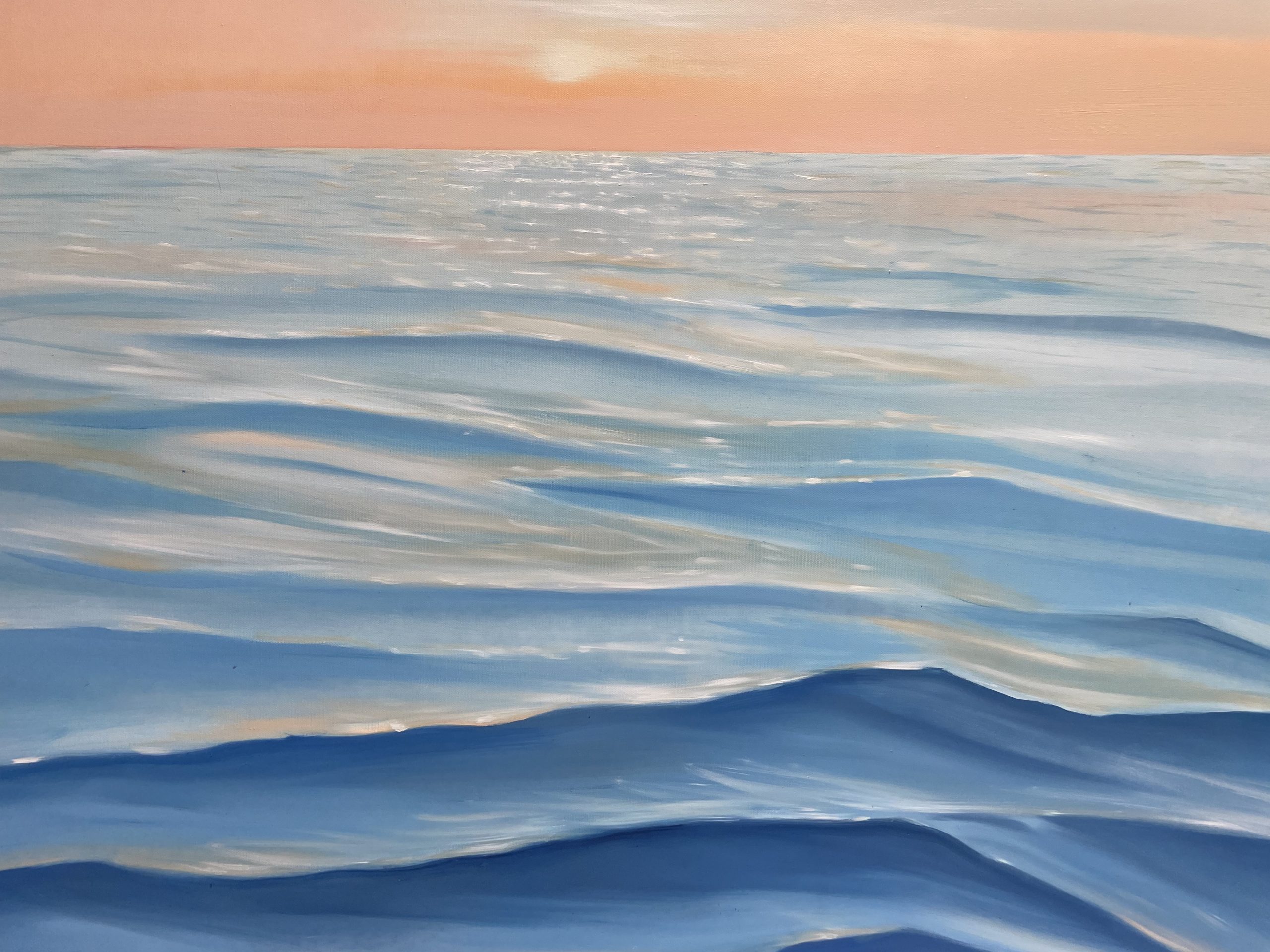 Logn Summer Days Alanah Jarvis Ocean Art Close Up