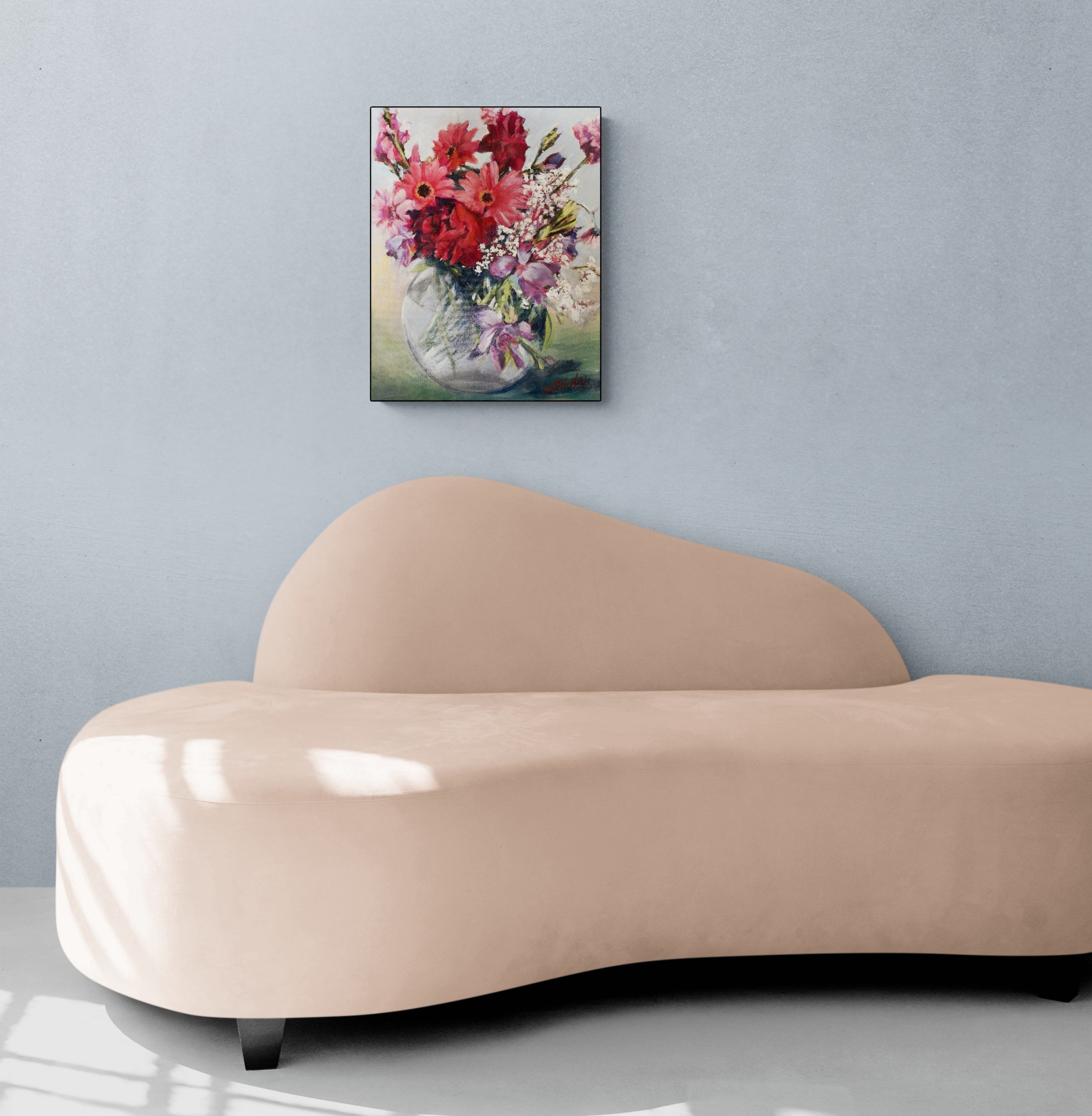 Modern Chaise In Living Room (5)