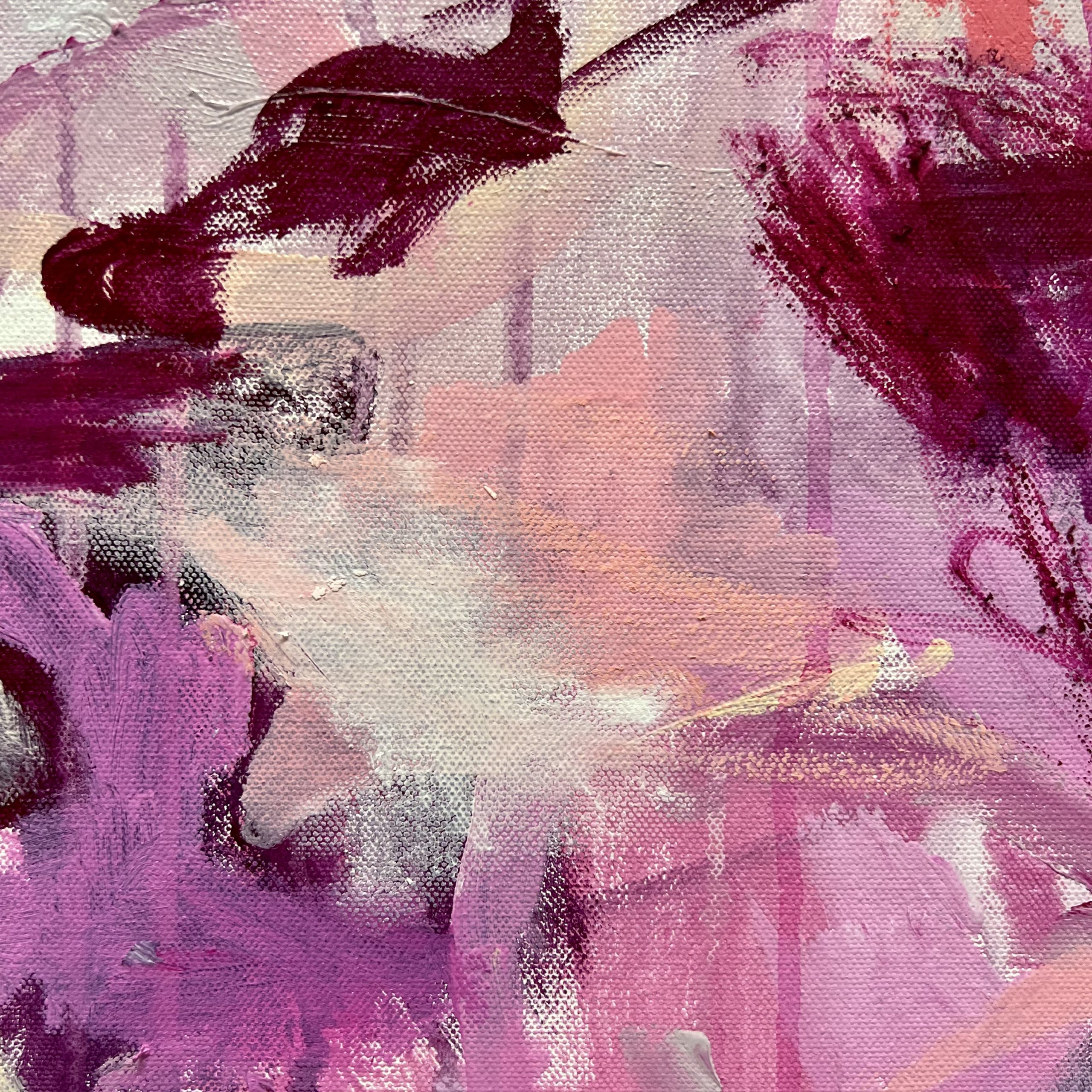 The Way She Moves Rebecca Koerting Australian Abstract Artist Australian Art Lovers Bright Detail 1