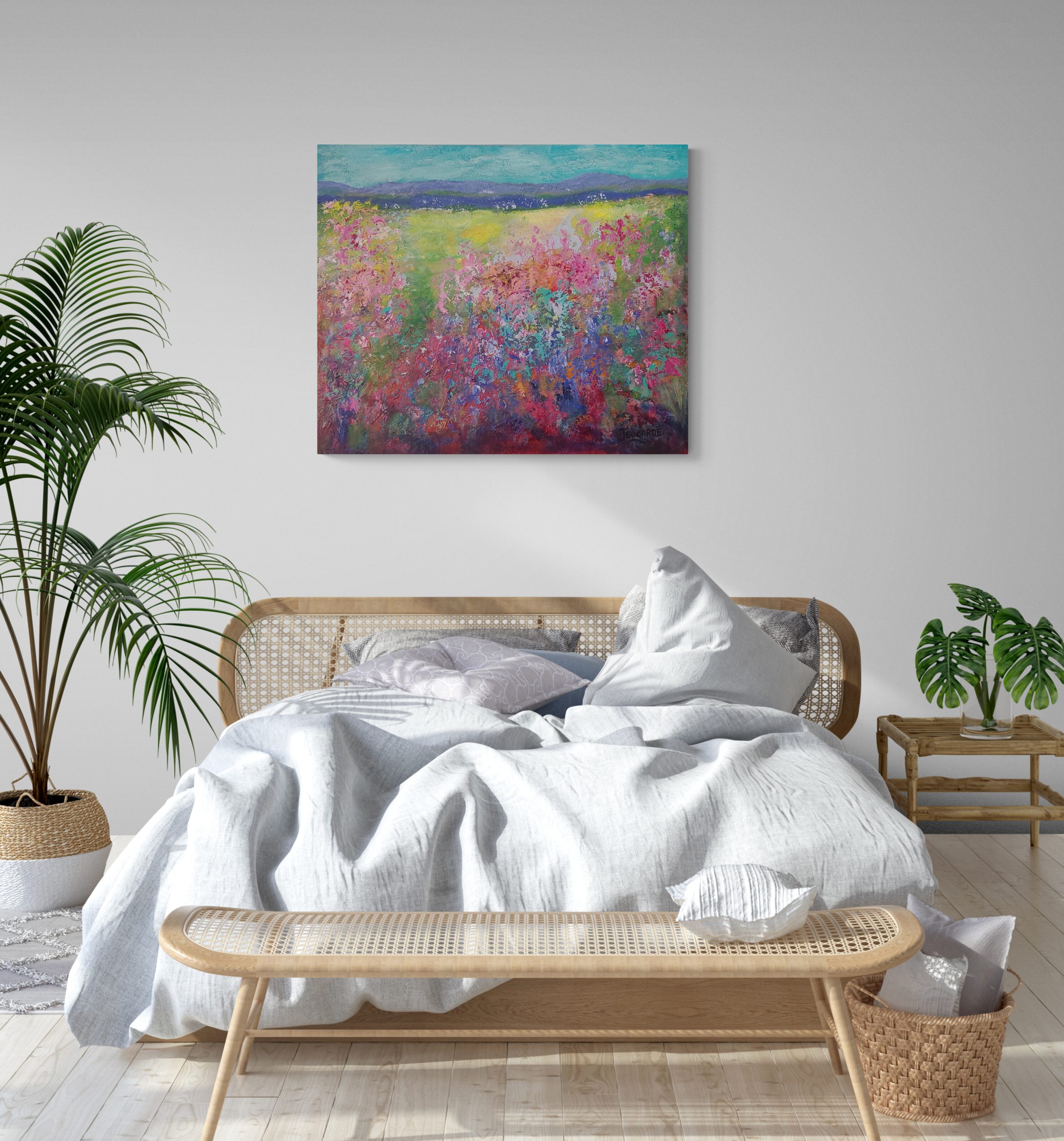 Bohemian Style Scandinavian Bedroom (1)