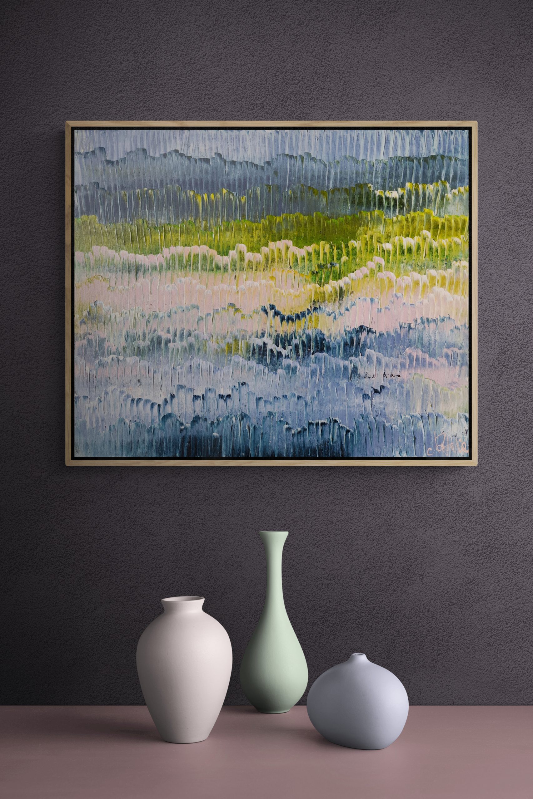 Modern Ceramic Vases On Table