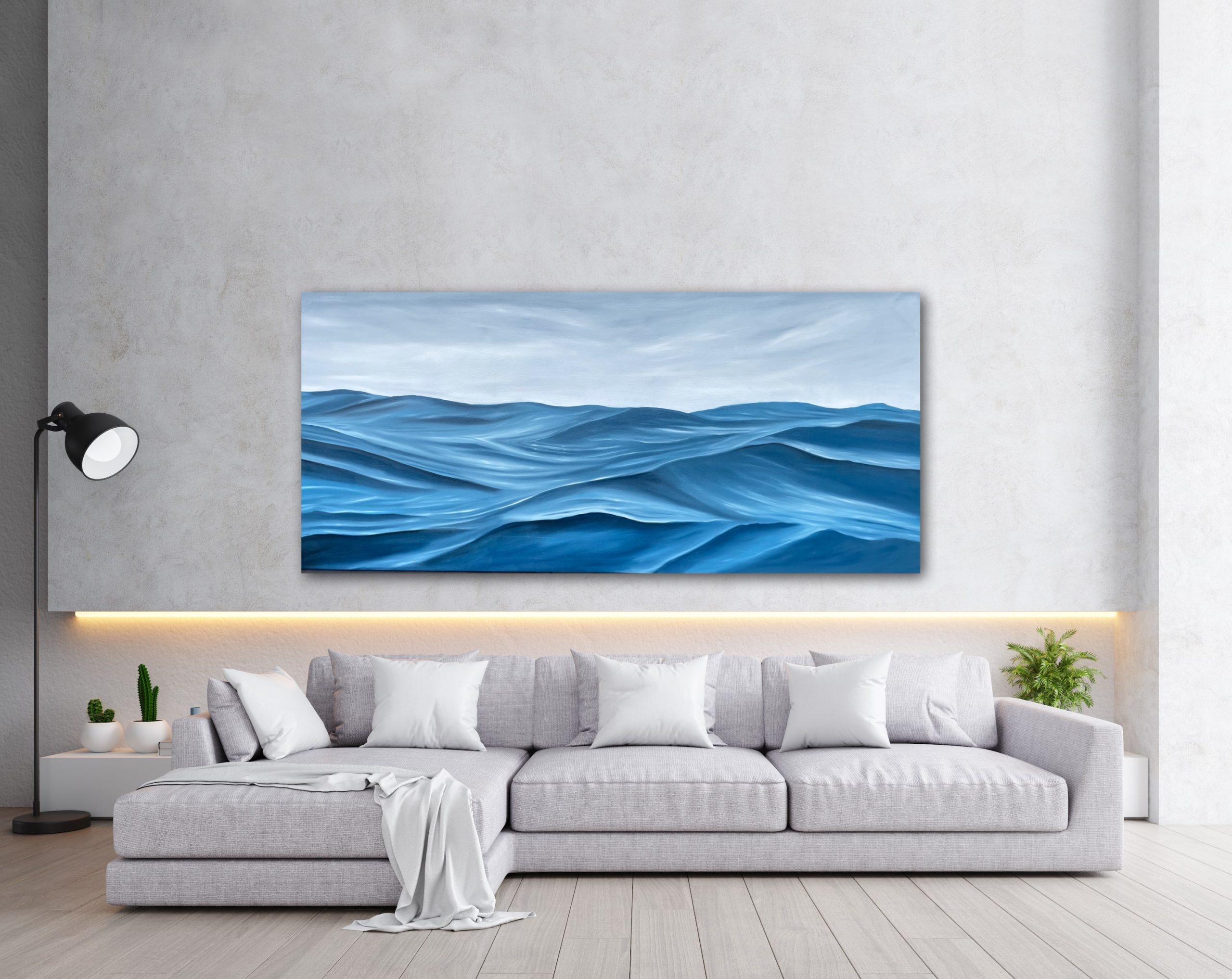 Alanah Jarvis Ocean Art Lounge Room Painting