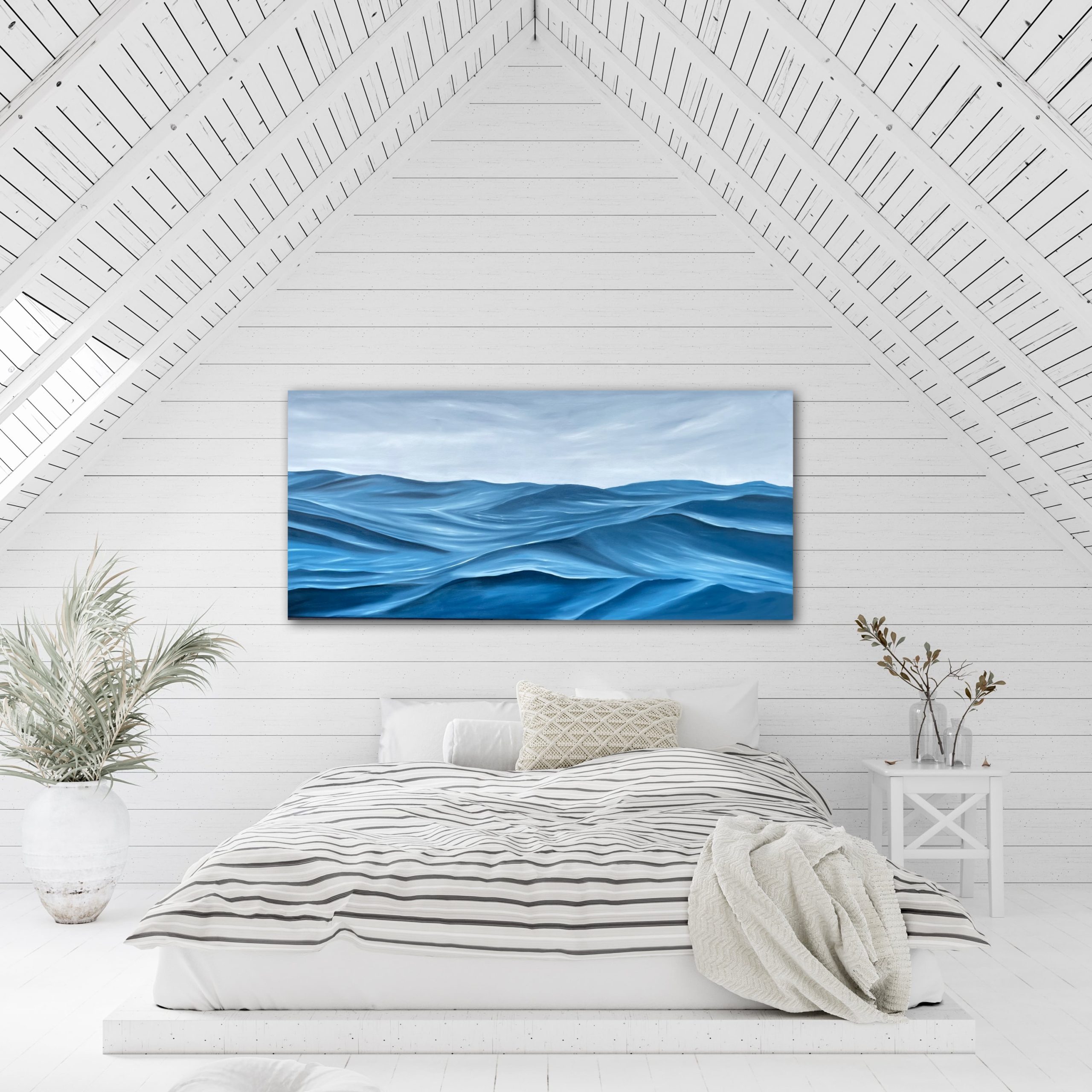 Alanah Jarvis Ocean Art White Coastal Interior