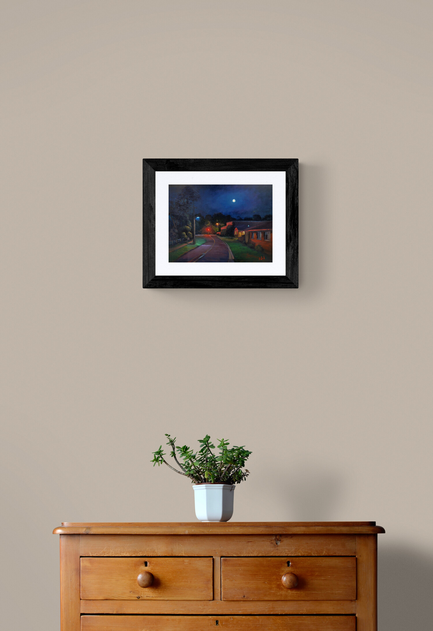 Plant On Wooden Drawers