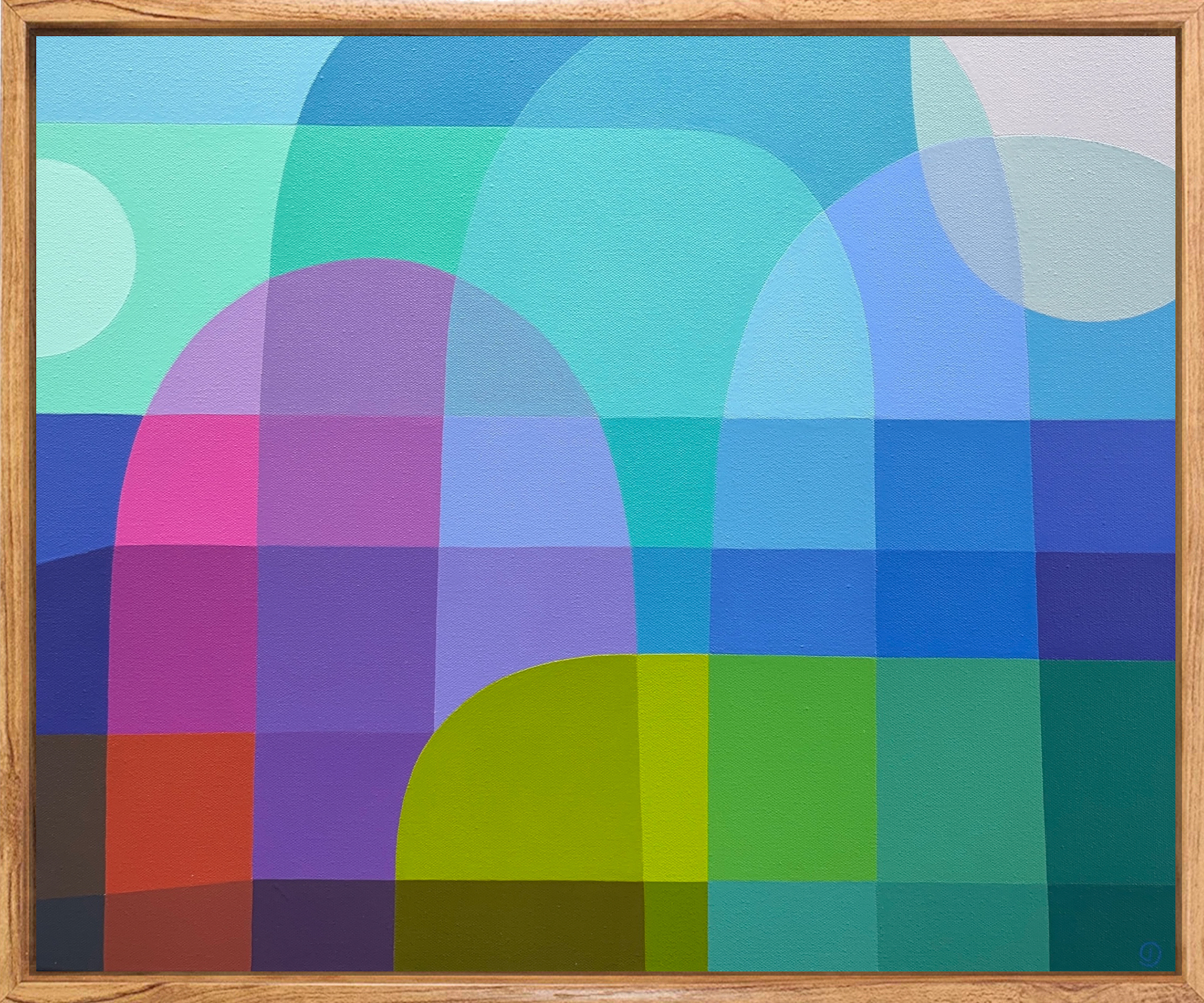 Charlotte De Pace New Horizons Natural Frame Example Art Lovers Australia