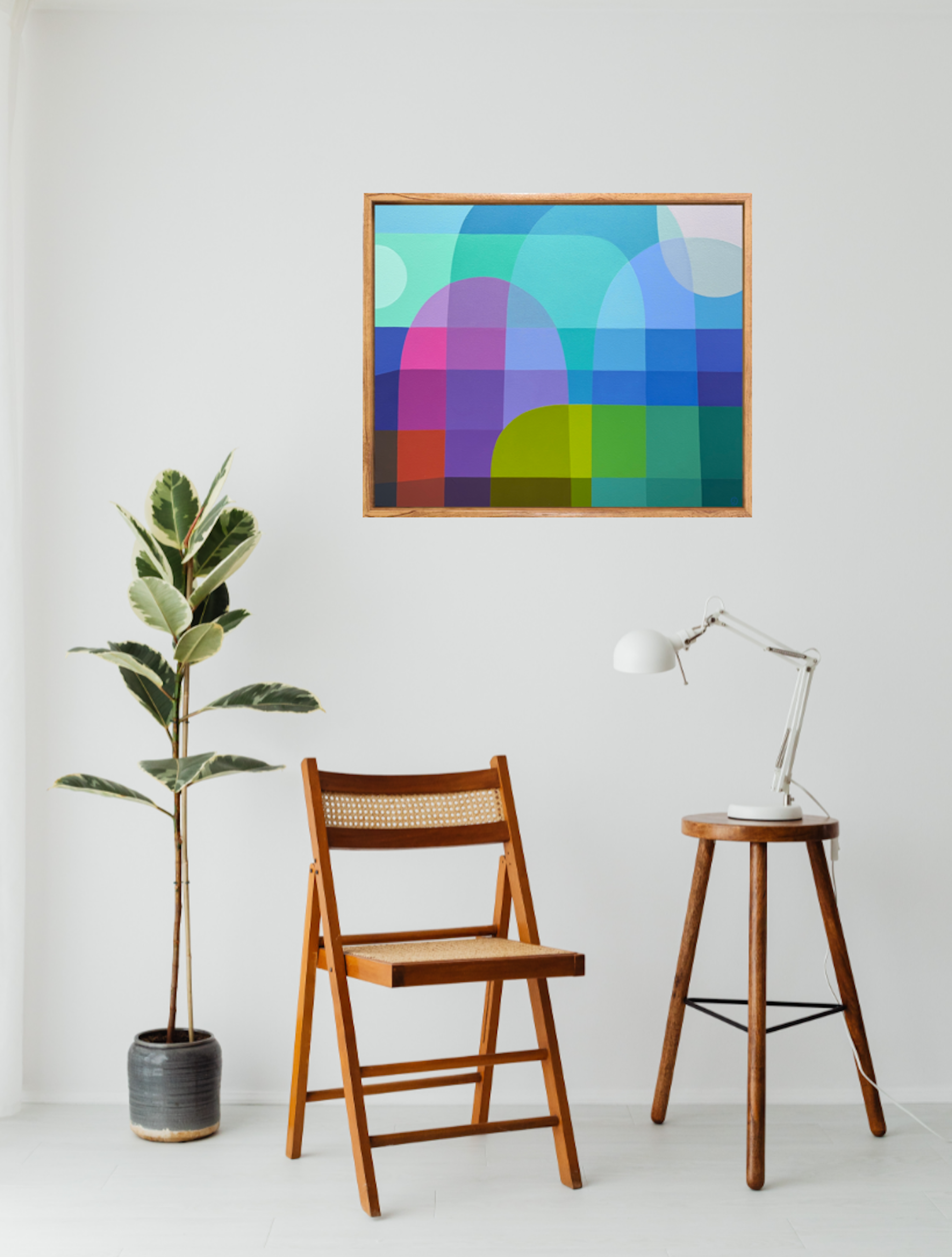 Charlotte De Pace New Horizons Above Chair Art Lovers Australia