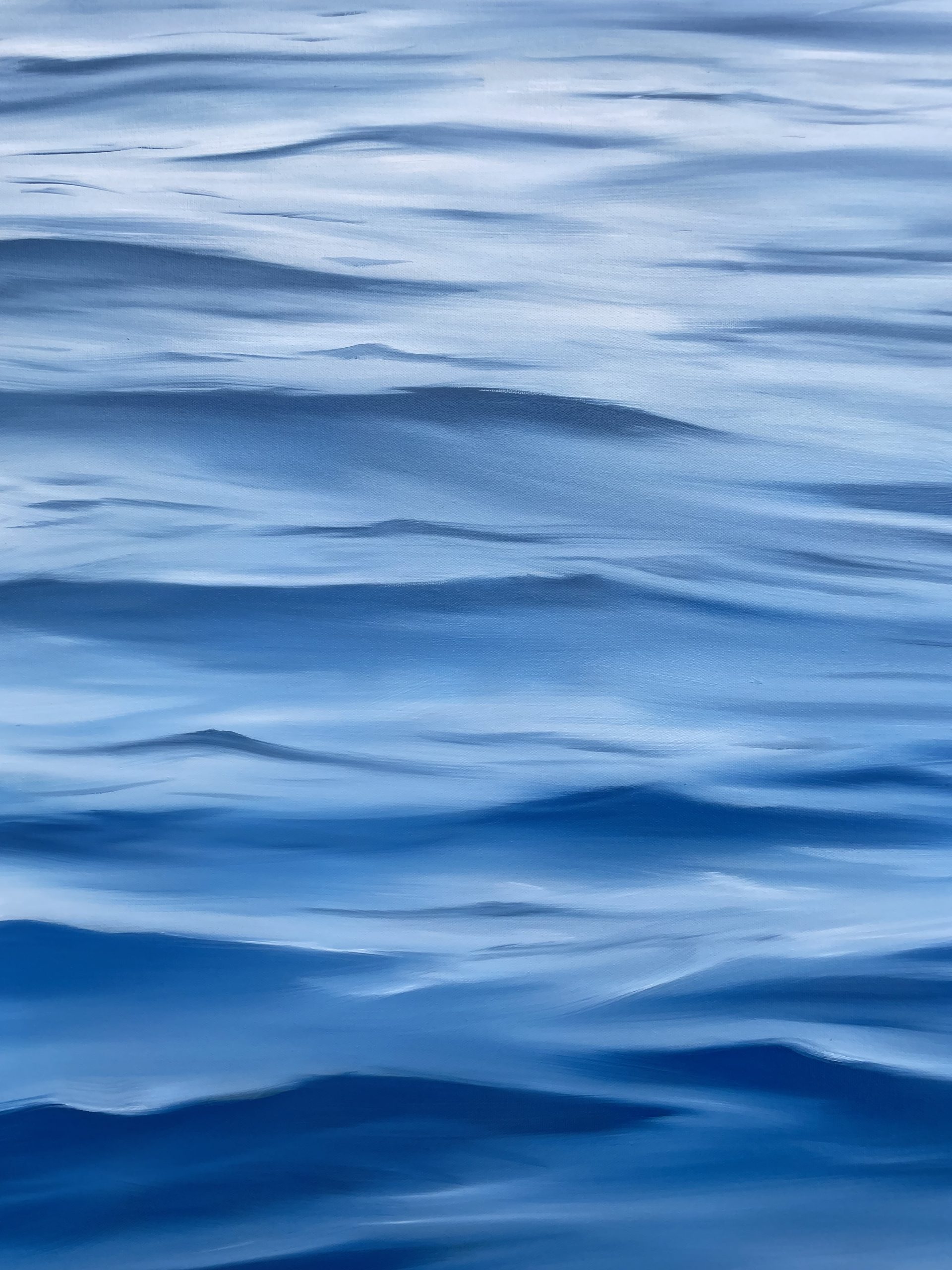 With Salt In Our Hair Close Up Alanah Jarvis Ocean Art