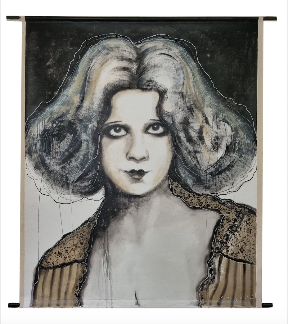 Elis Judd Art Lovers Australia Unflappable Starlet With Rods On Wall