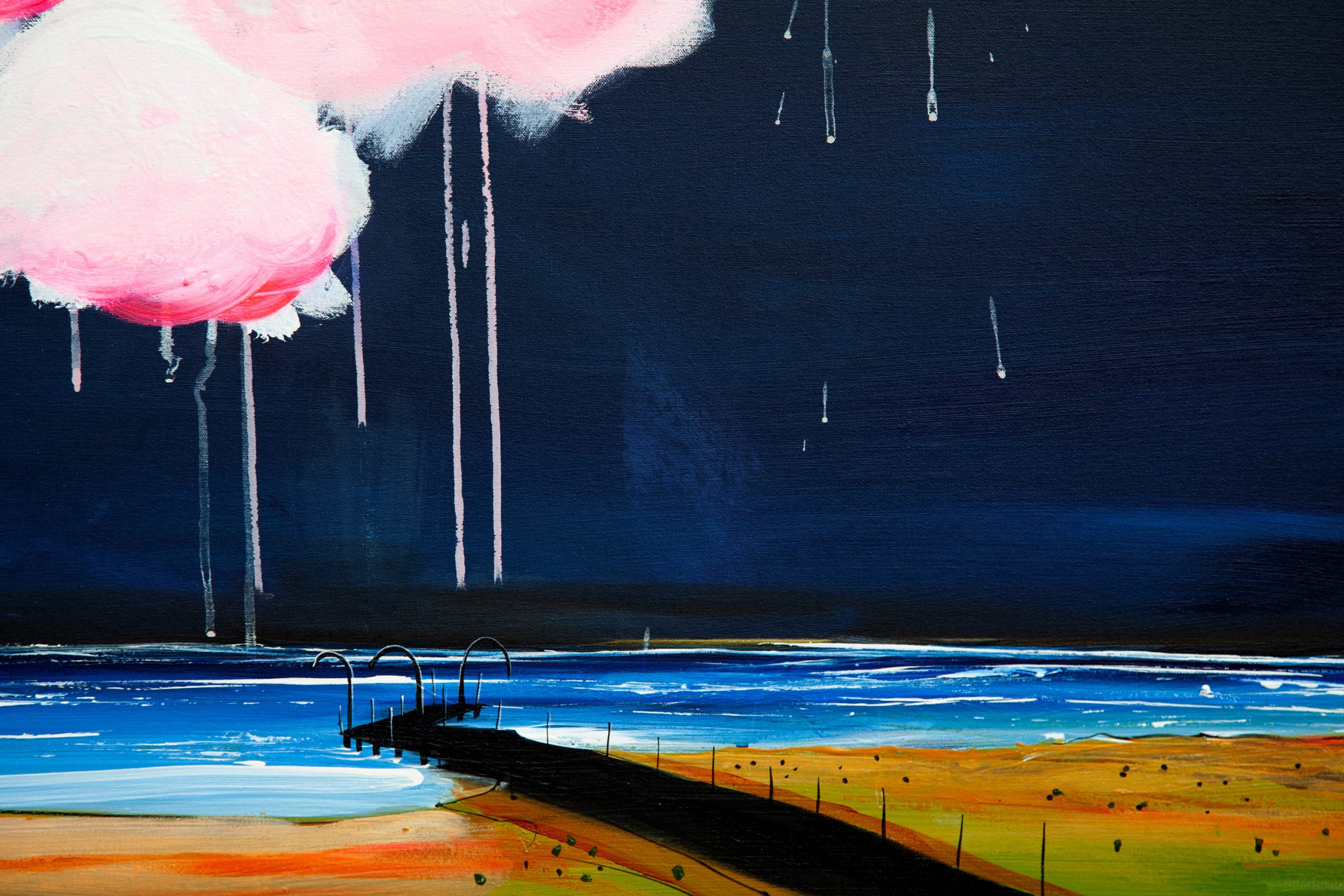 Tania Chanter Abstract Landscape People Smile Here Detail