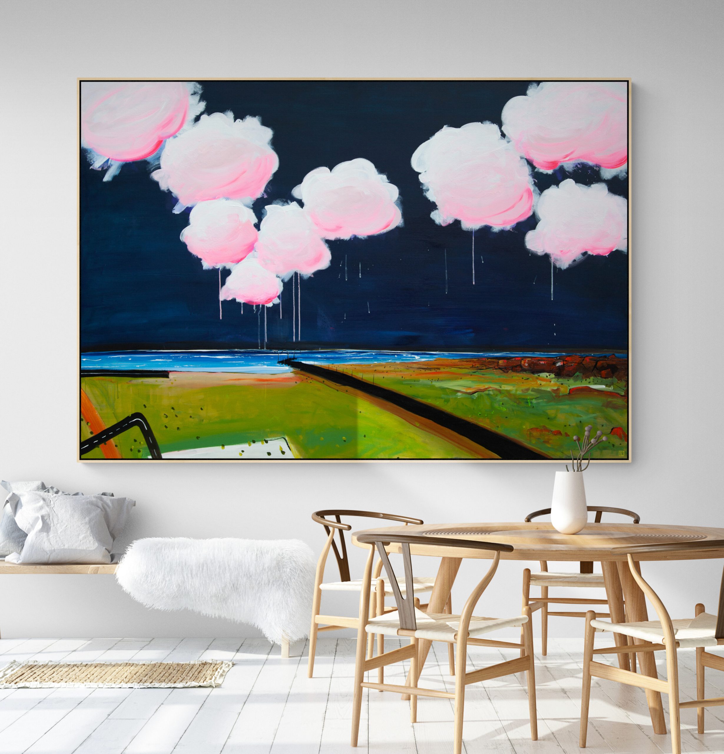 Tania Chanter Abstract Landscape People Smile Here Ir1