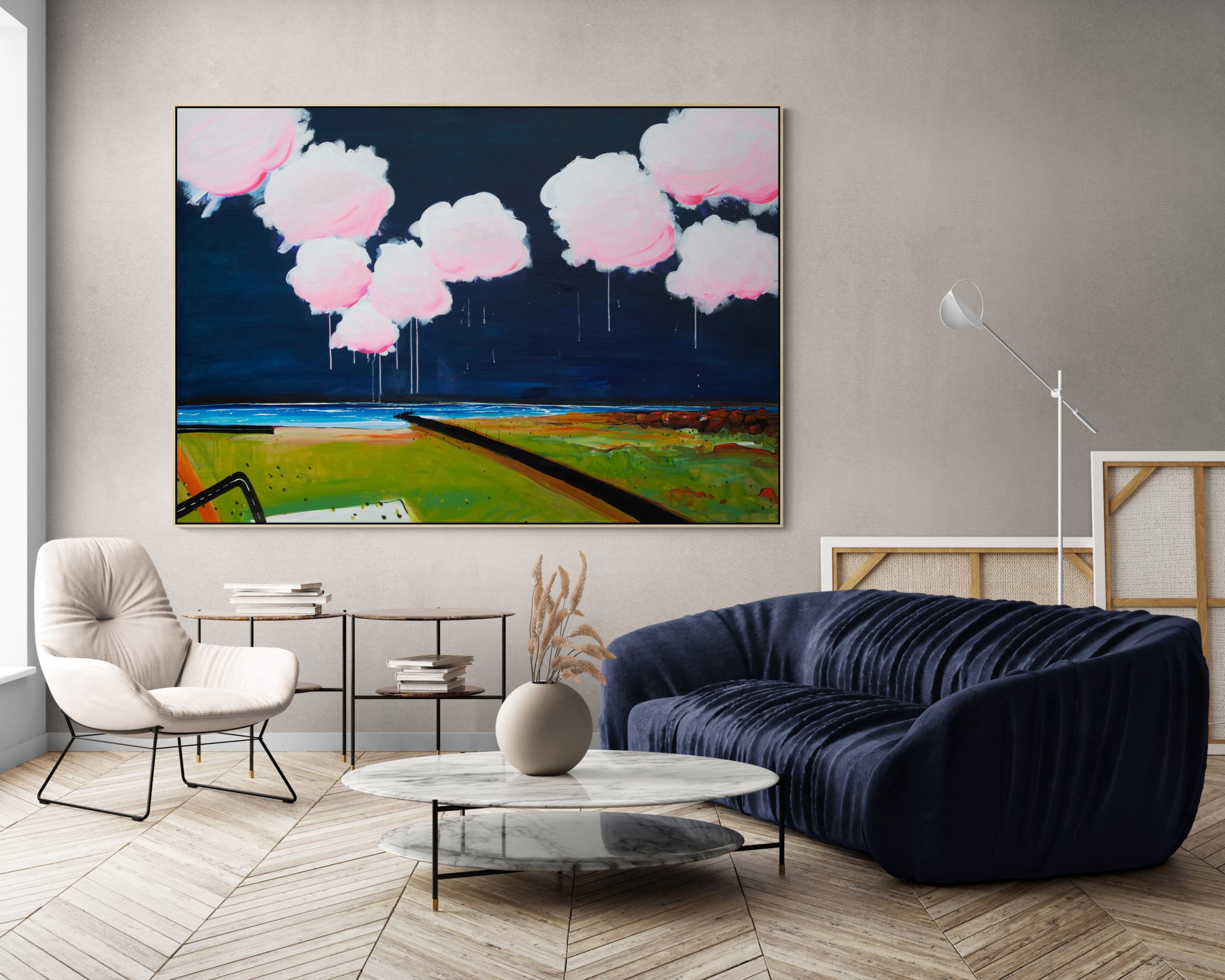 Tania Chanter Abstract Landscape People Smile Here Ir4