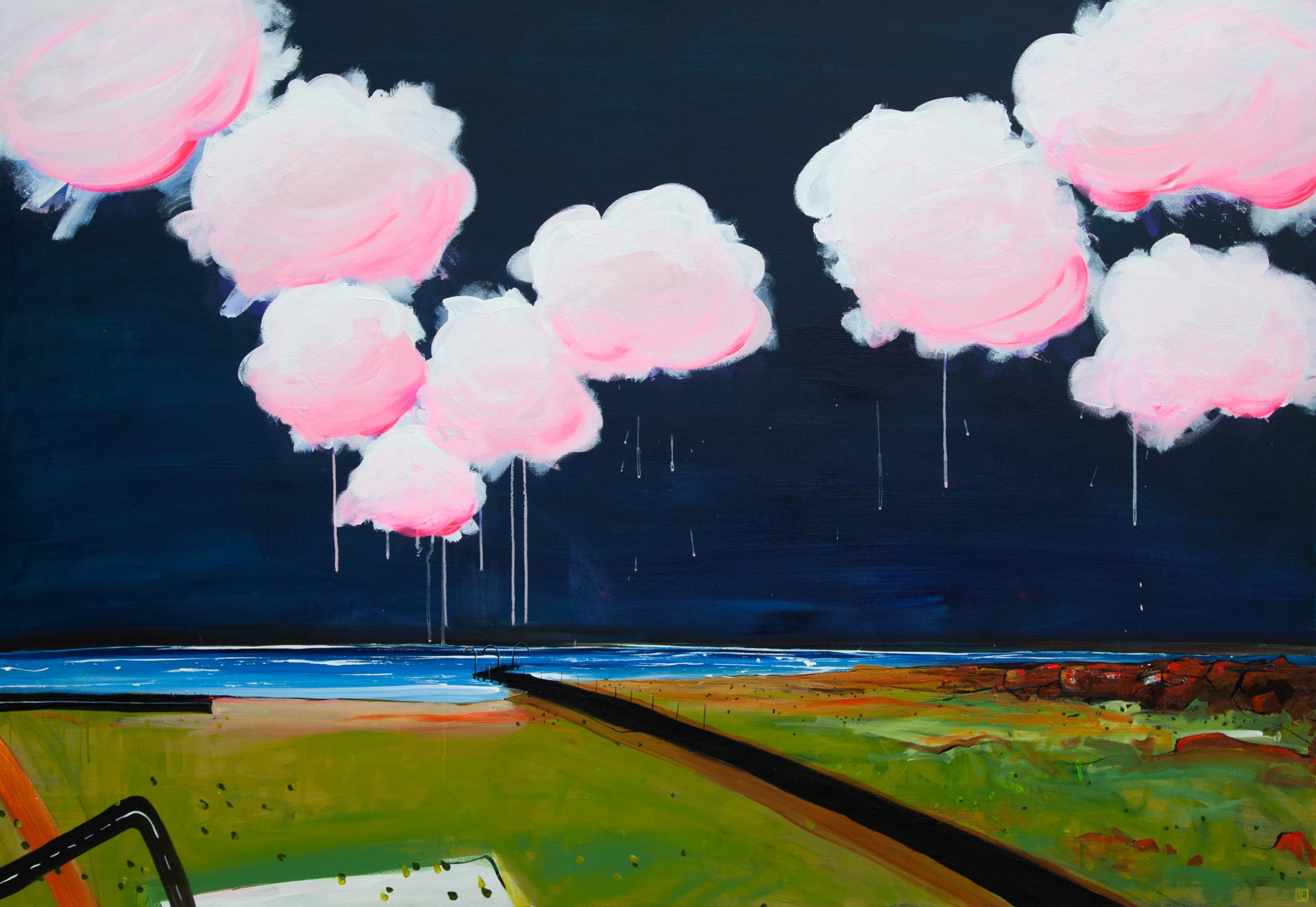 Tania Chanter Abstract Landscape People Smile Here