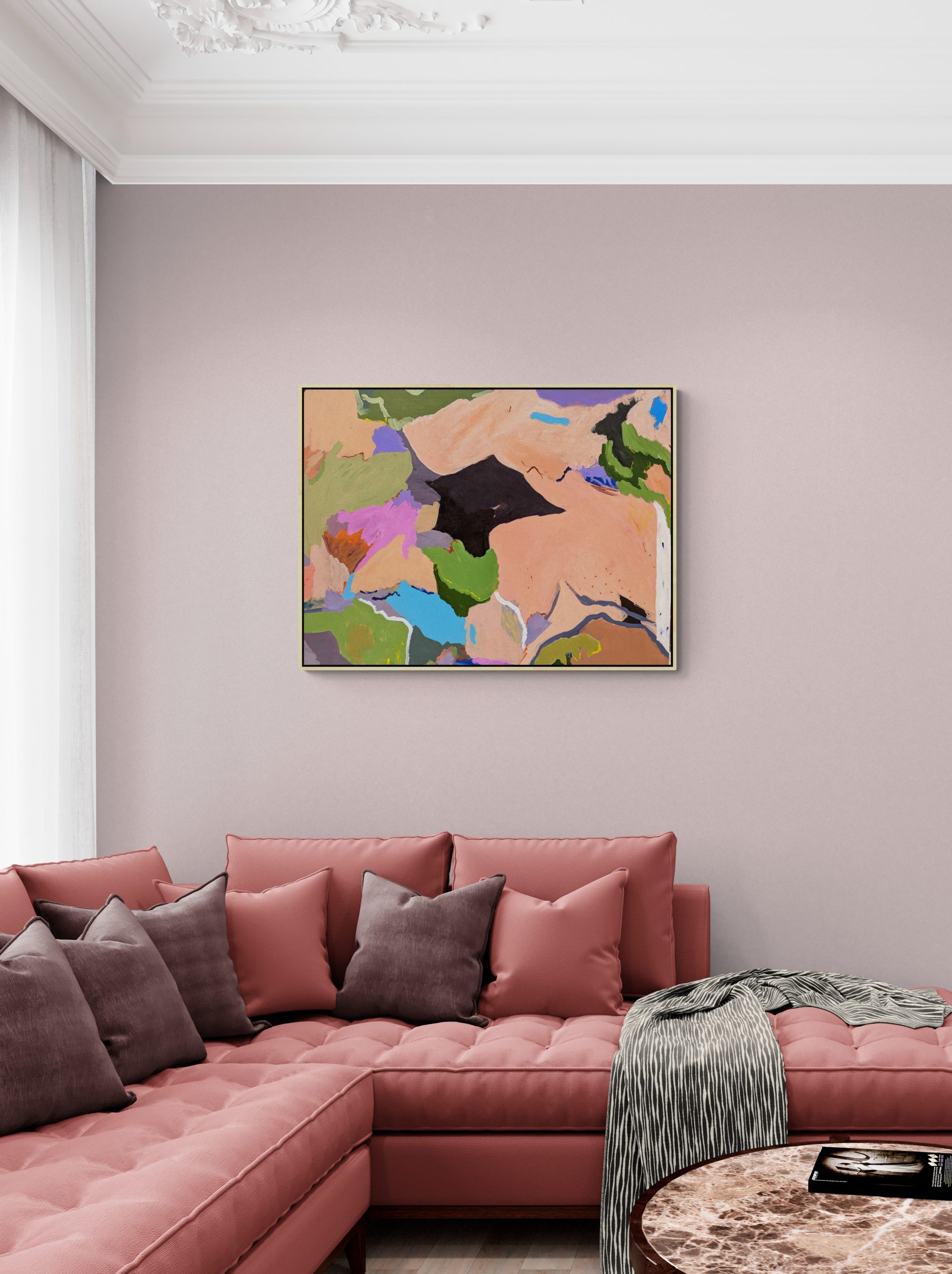 Living Room With Large Corner Sofa (1)