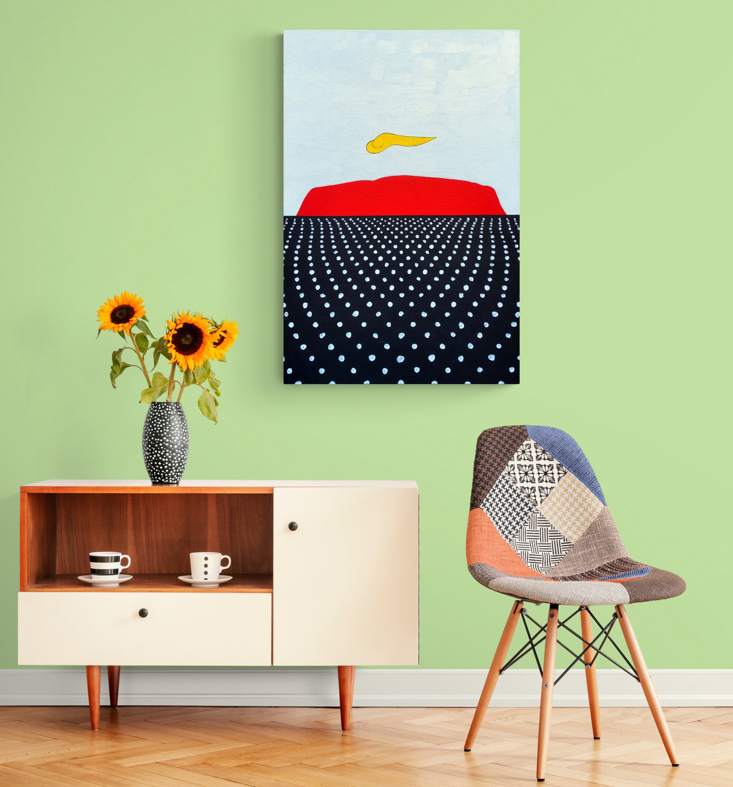 Uluru With A Yellow Cloud 2022 Mockup (2)