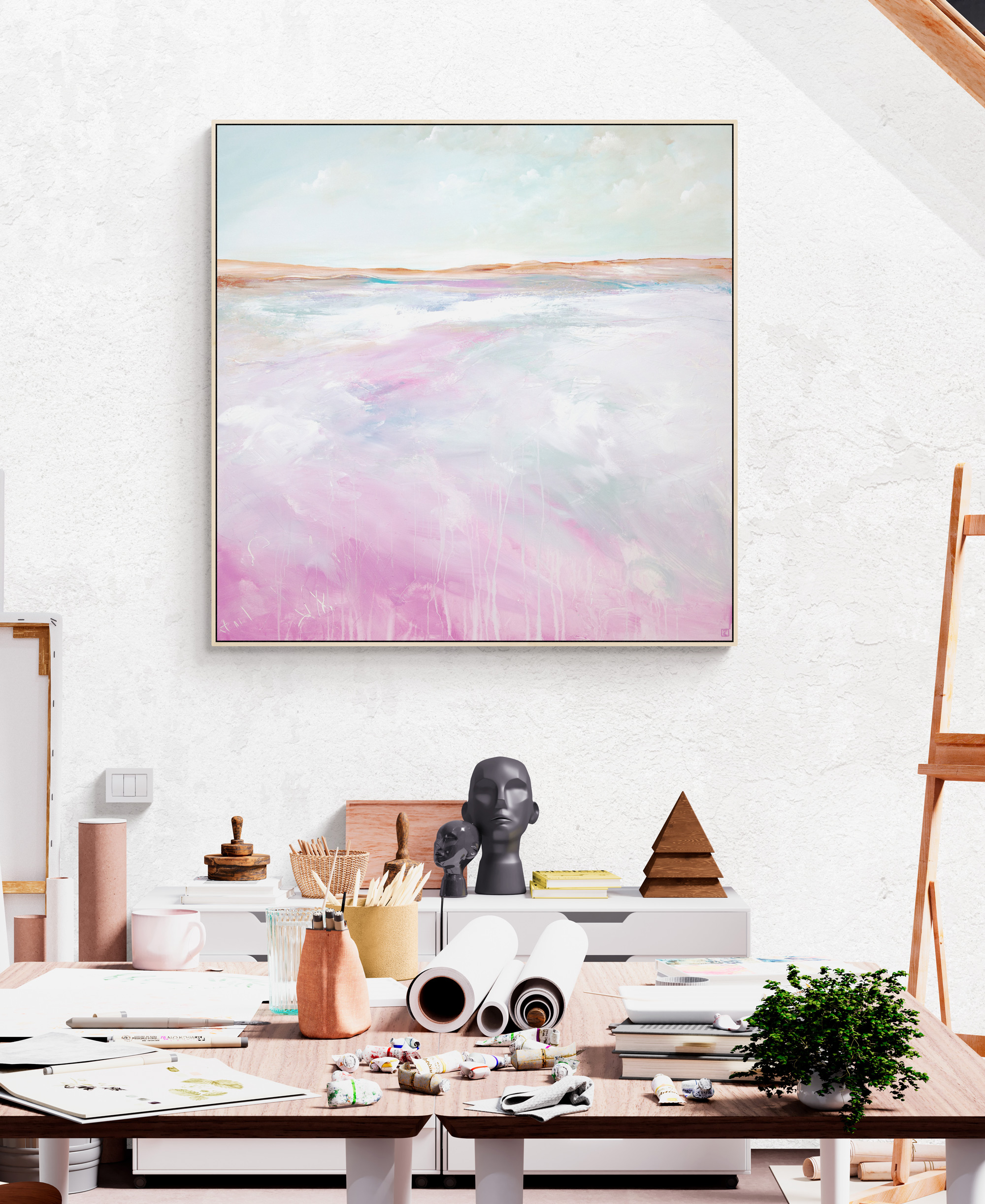 Tania Chanter Abstract Landscape Where My Heart Floats Ir3