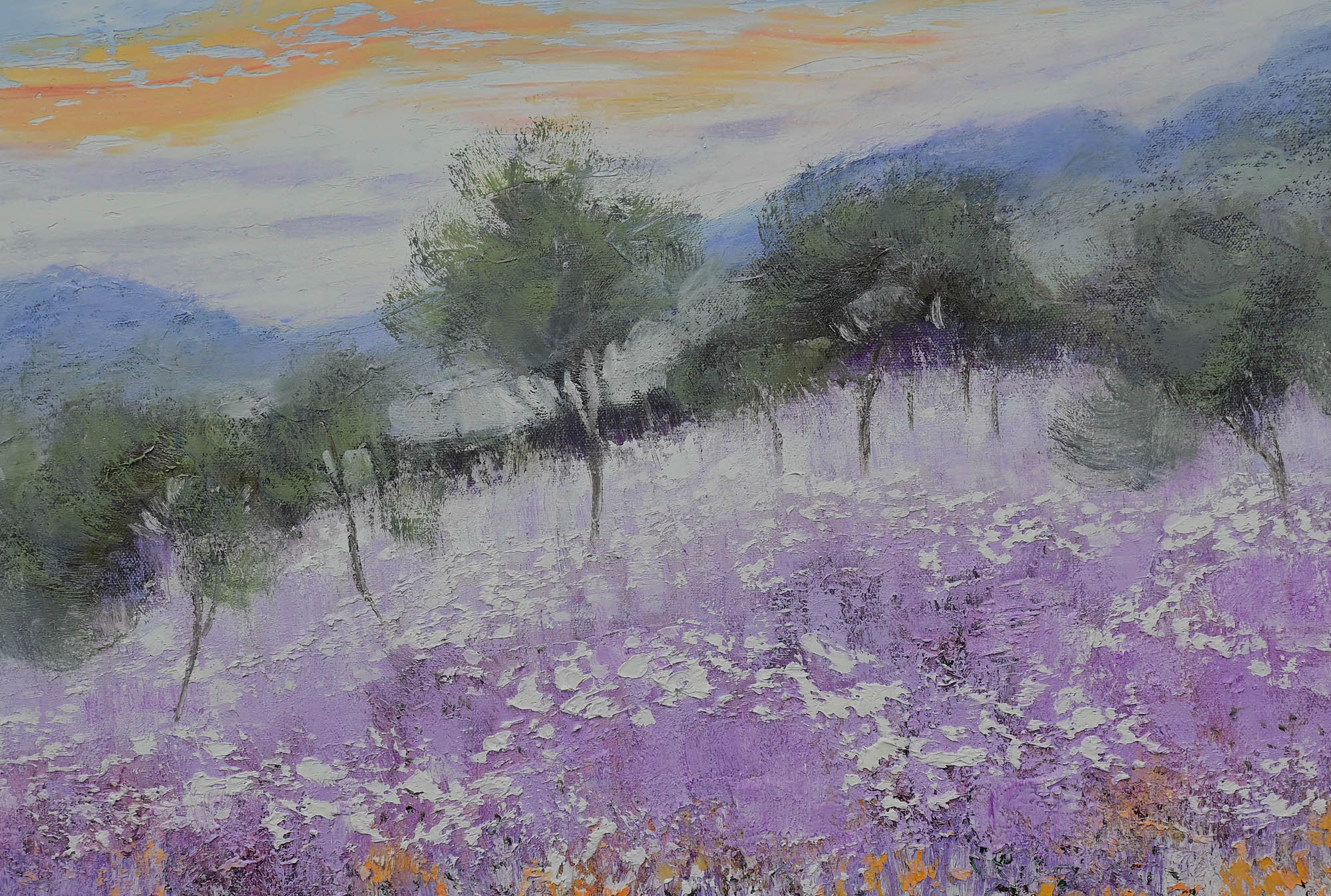 Lilac Landscape 2 Detail