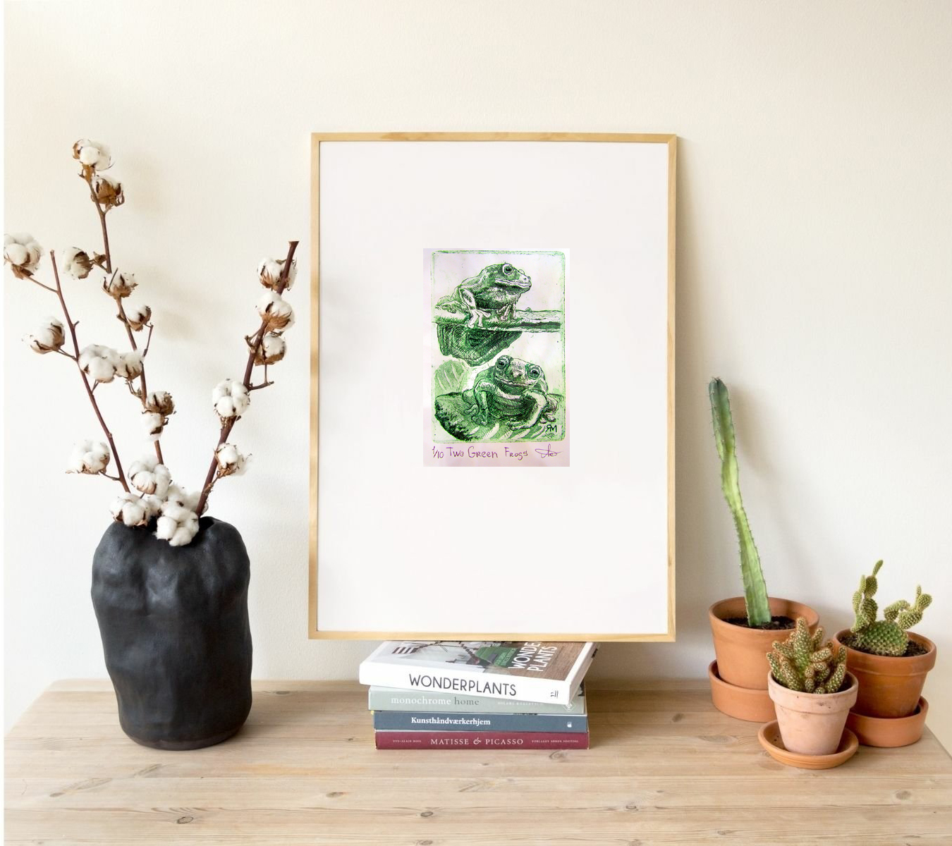 Two Green Frogs Insitu1