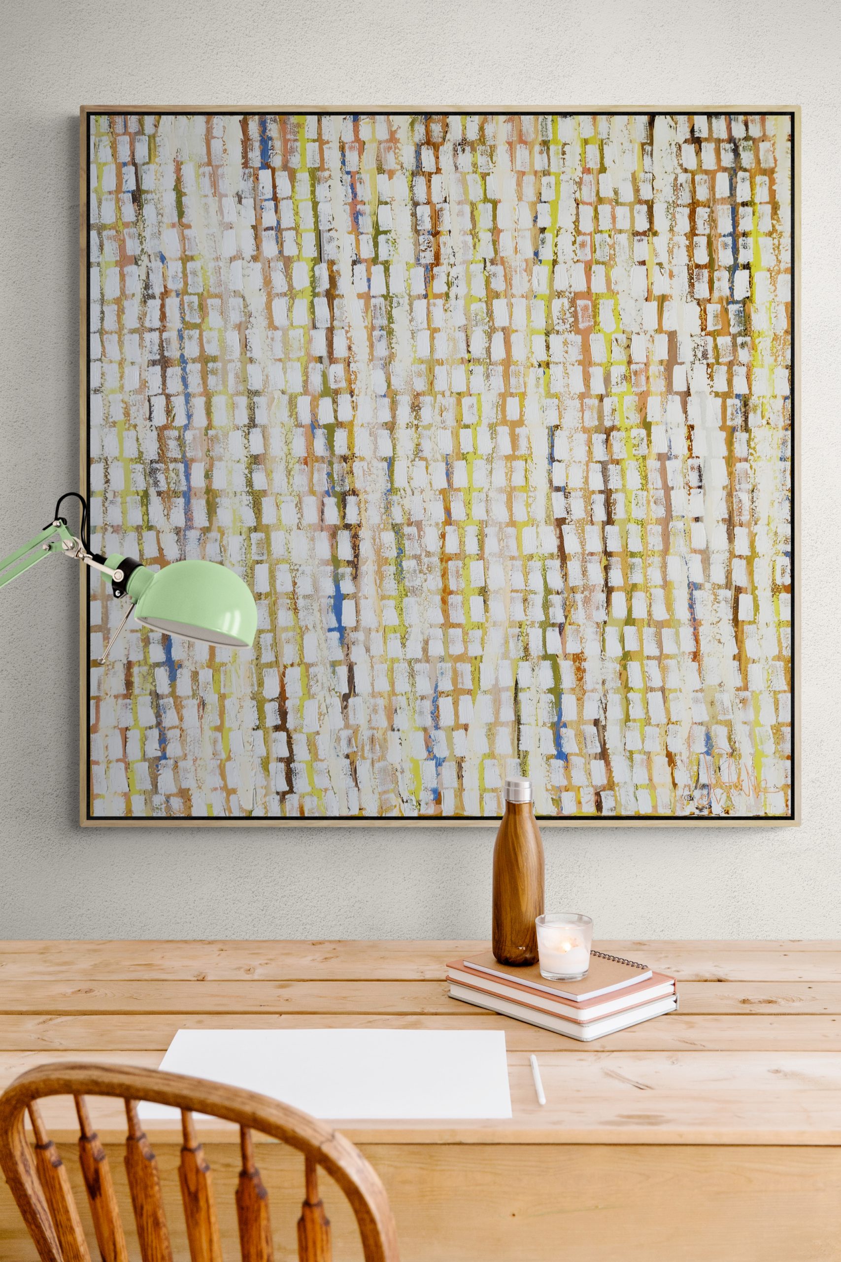 Home Office With Wooden Desk And Chair (1)