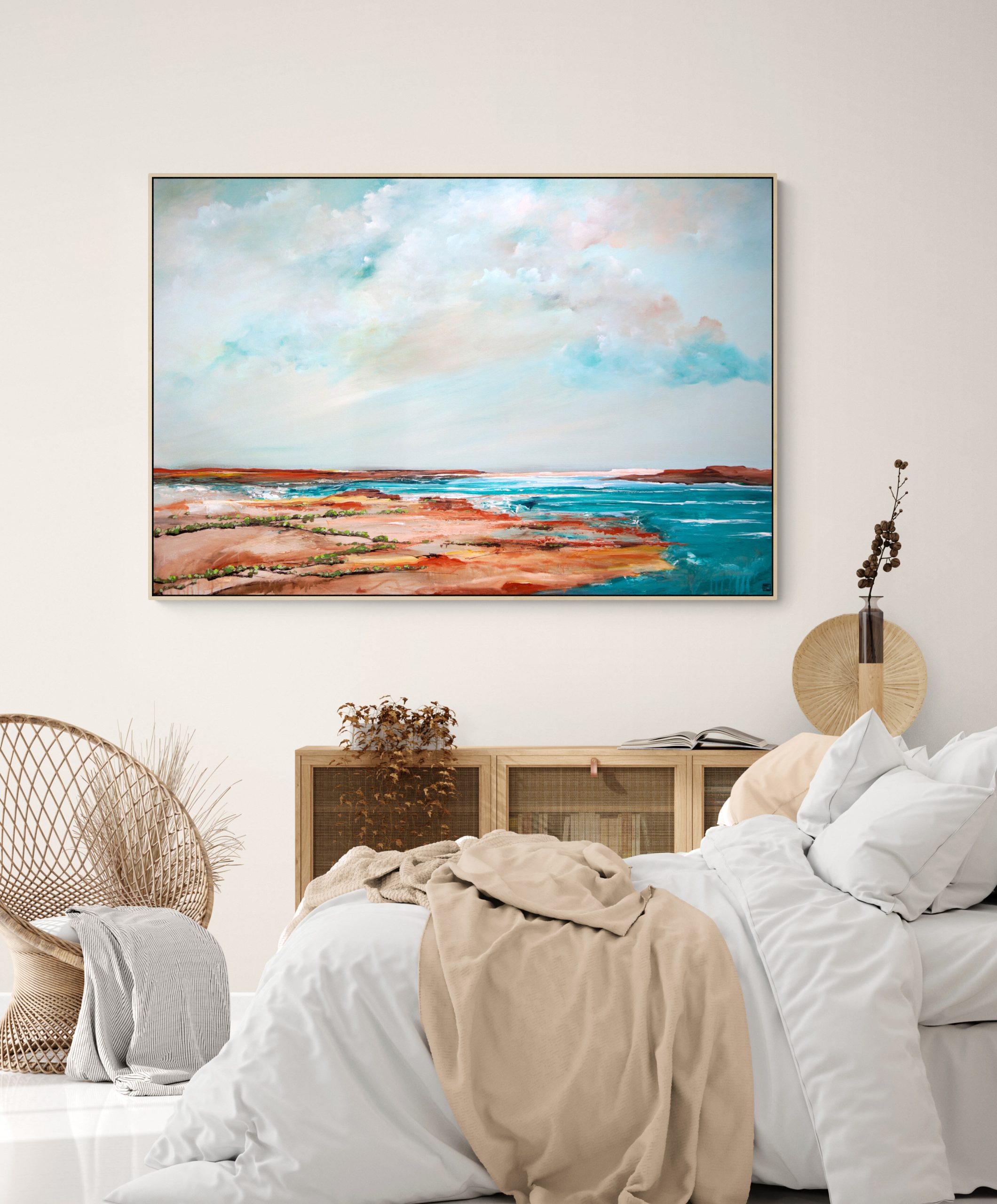 Tania Chanter Abstract Landscape The Kiss Of Eternitys Sunrise Ir3