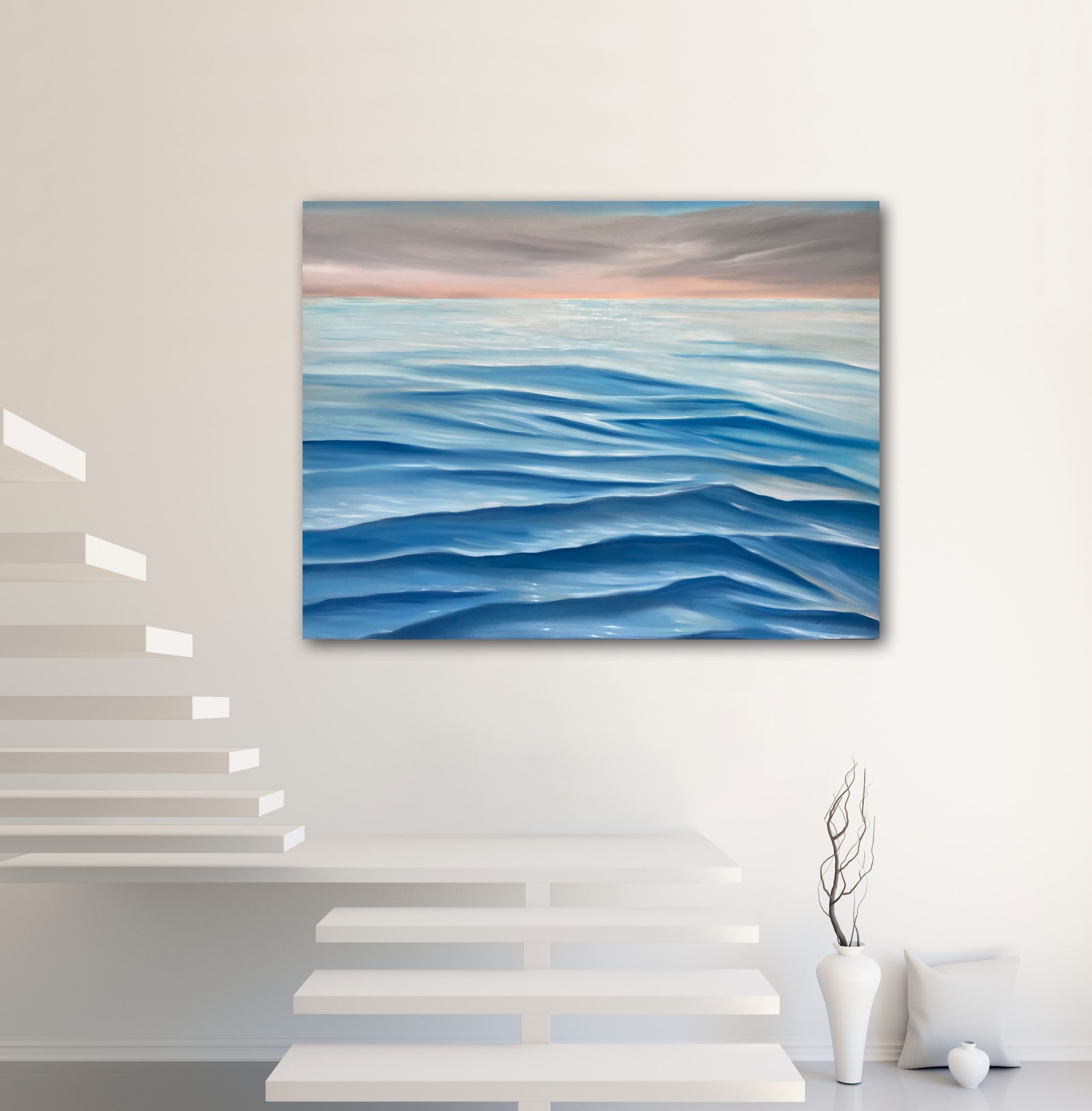 White Interior Alanah Jarvis Ocean Art From Sea To Sky