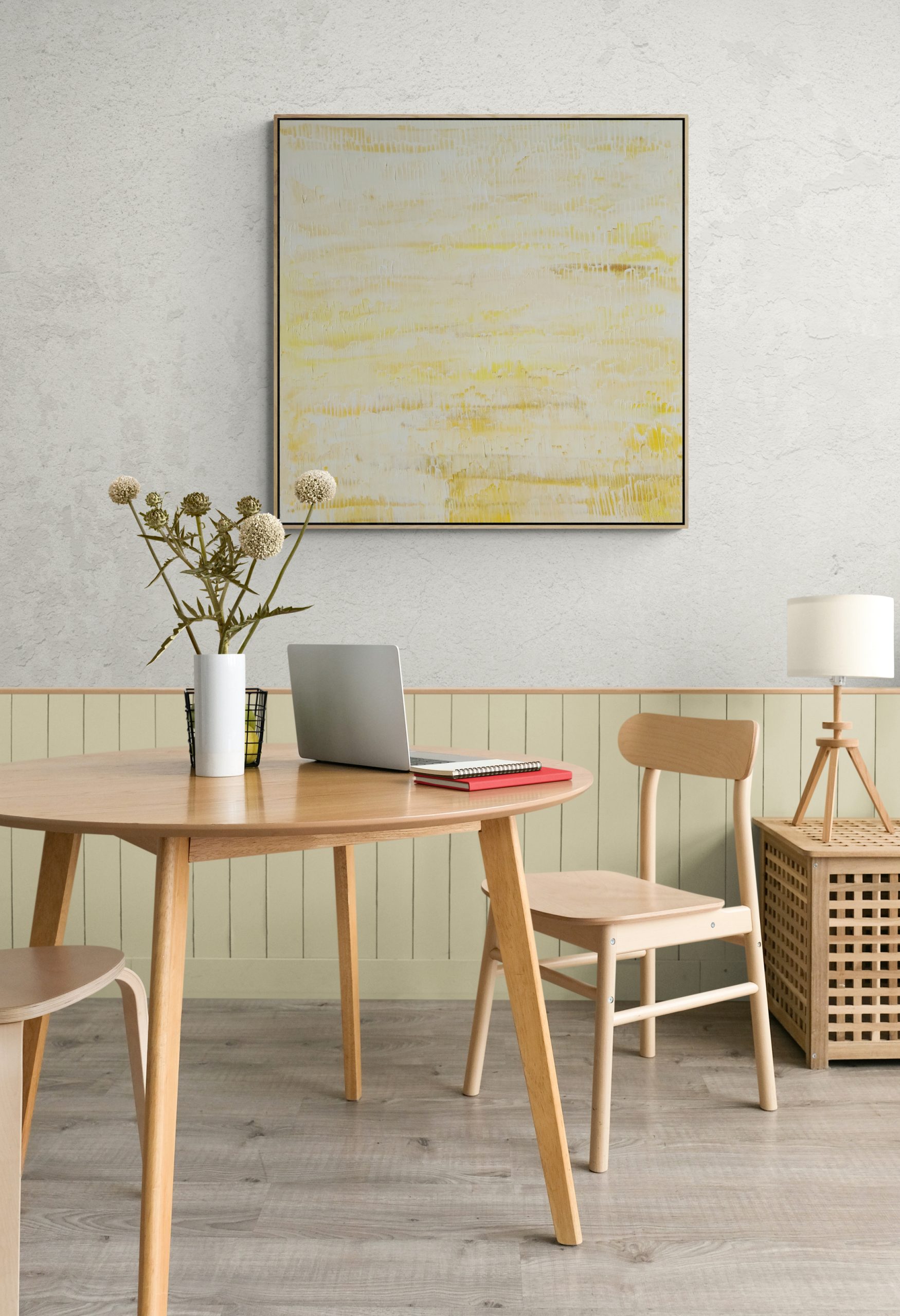 Bright Scandinavian Style Dining Room (8)