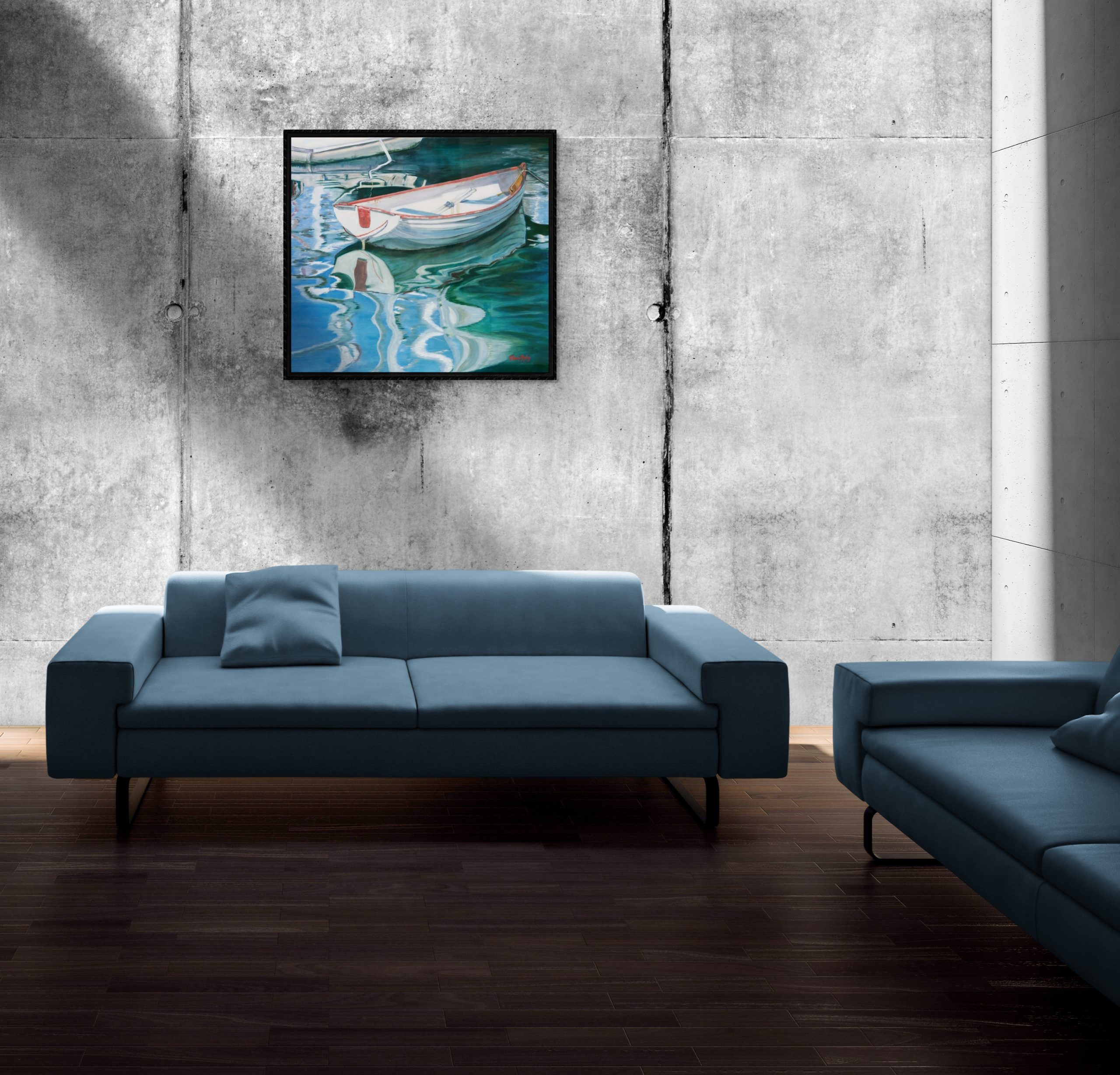 Industrial Style Living Room (2)