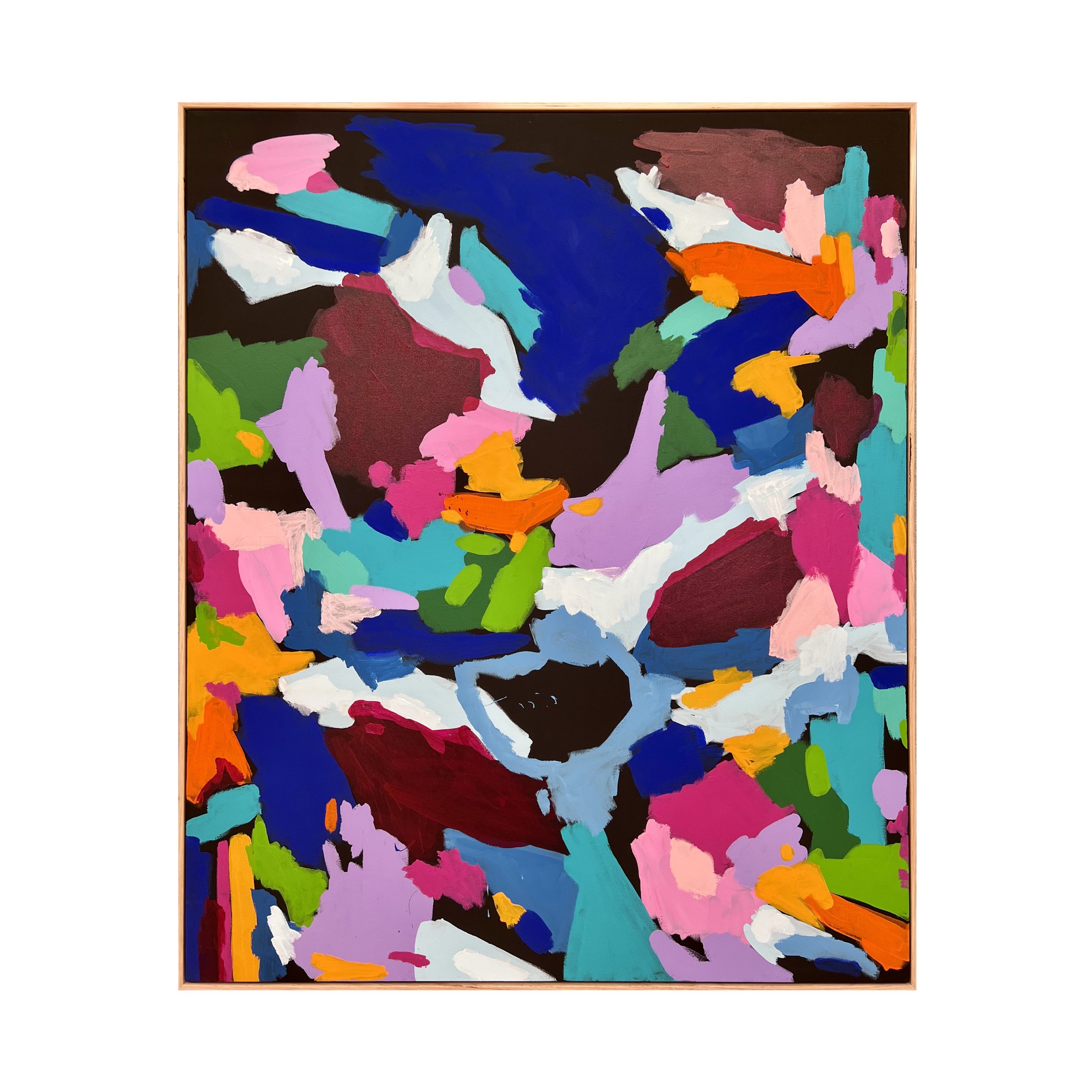 Dream A Little Dream Rebecca Koerting Australian Abstract Artist Bright Frame