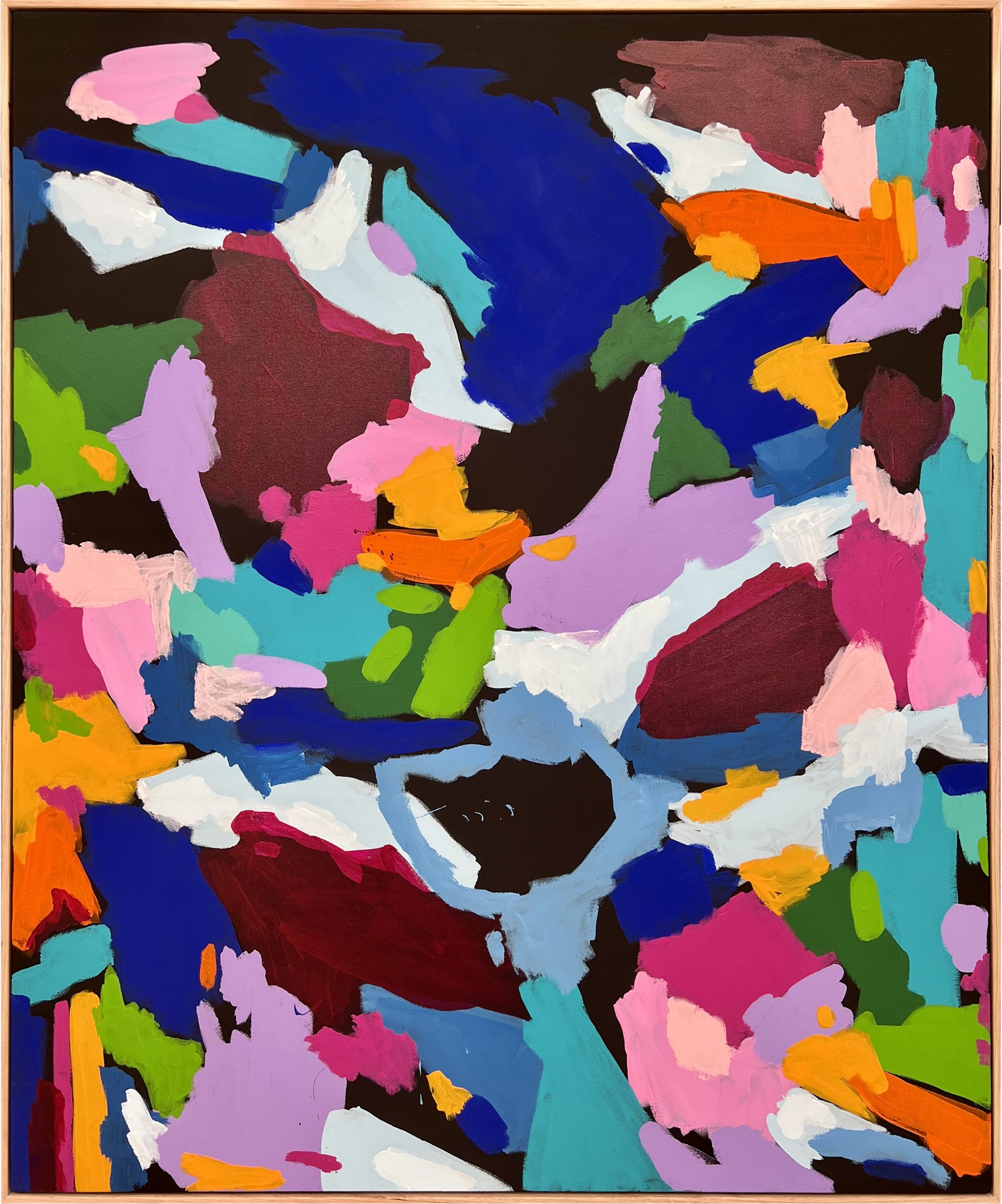 Dream A Little Dream Rebecca Koerting Australian Abstract Artist Bright Framear