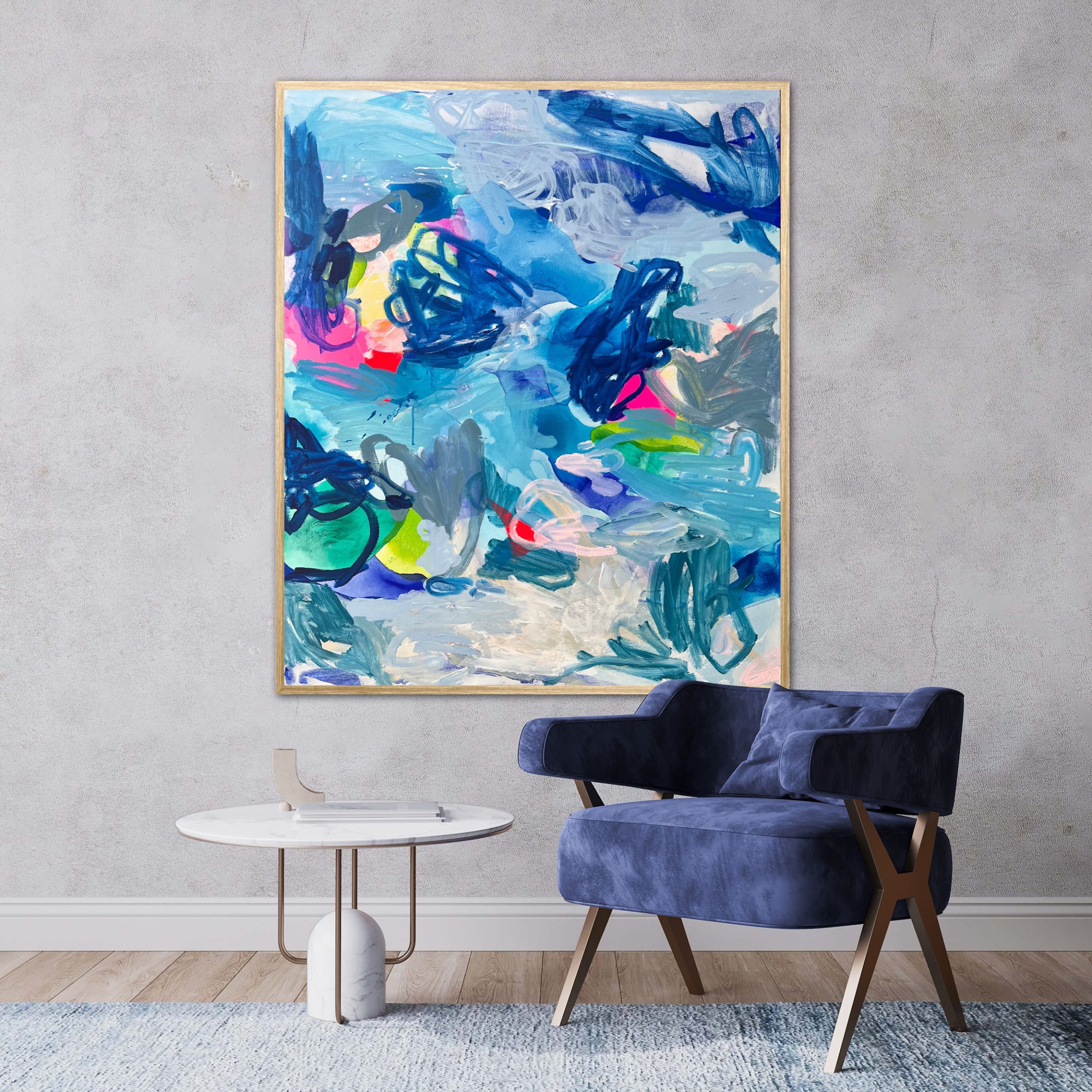 You Jump First Rebecca Koerting Australian Abstract Artist Insitu 5