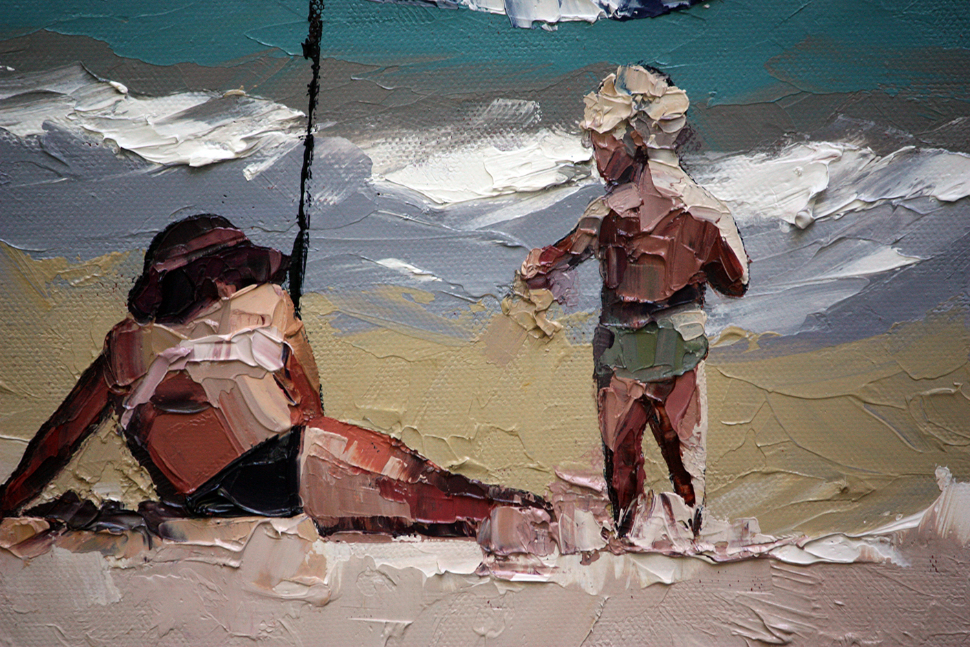 Mother And Son Cropped