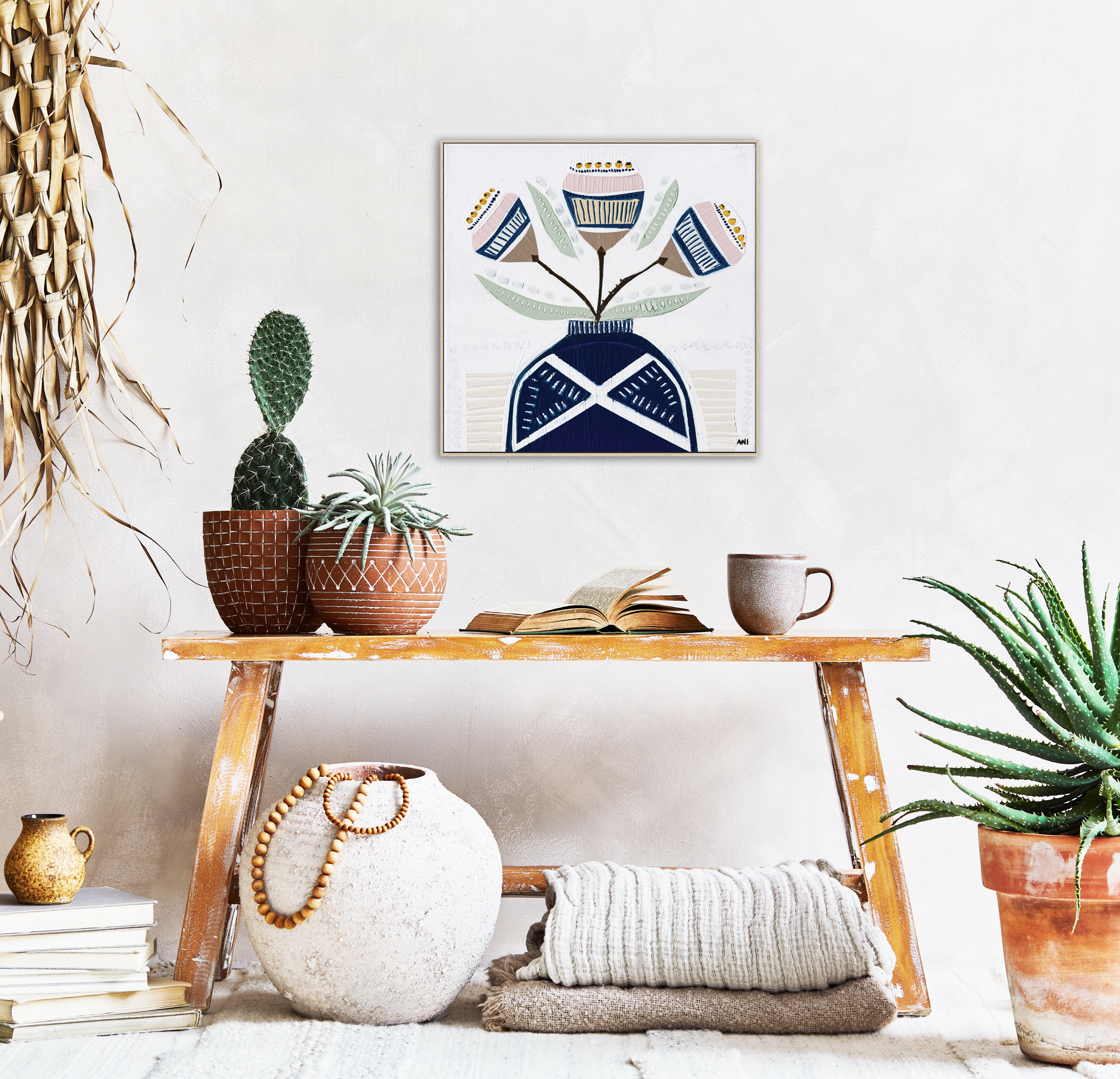 Stylish Composition Of Cozy Living Room Interior With Copy Space