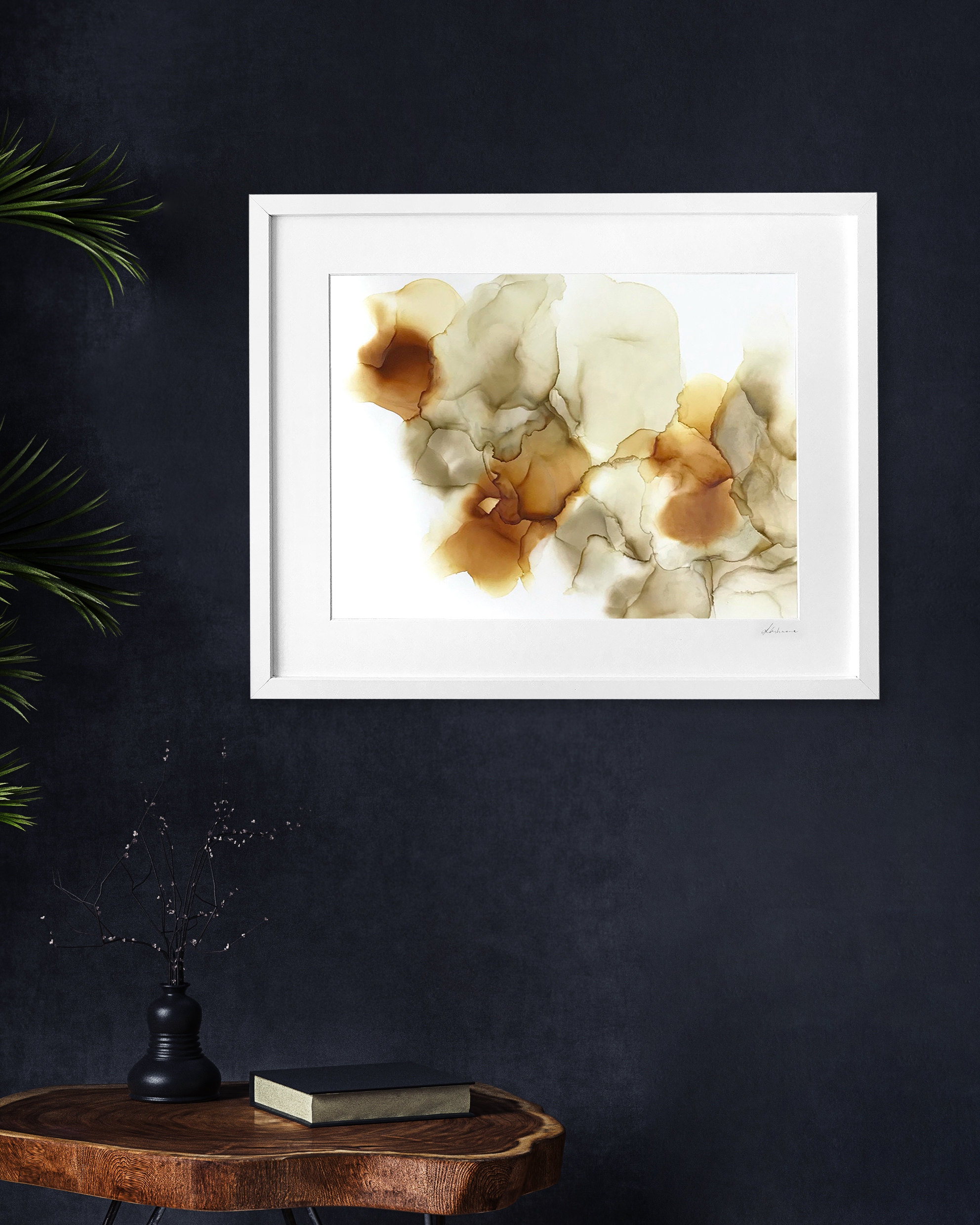 Mock Up Poster In Bedroom Interior,ethnic Style, 3d Render