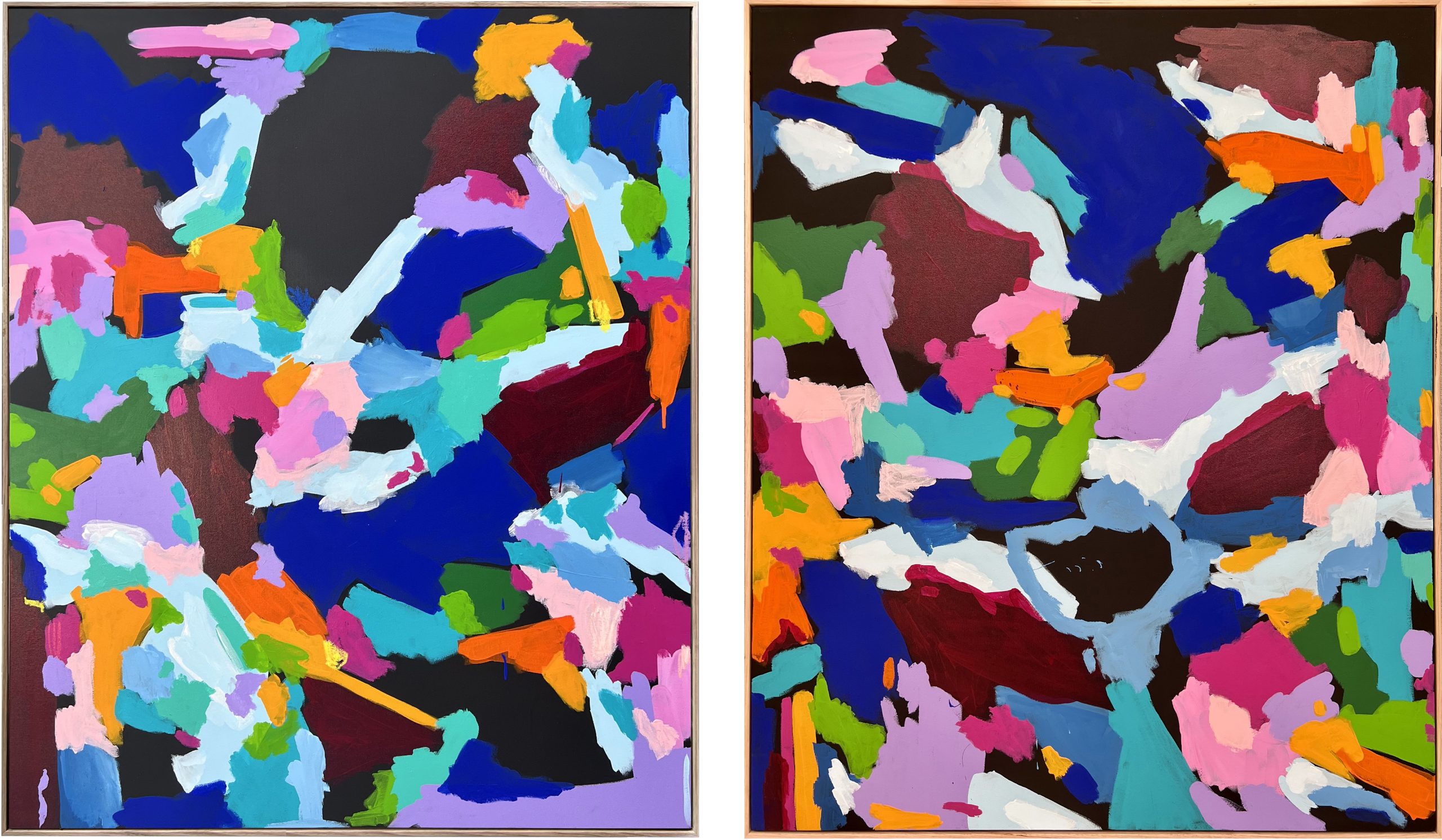 Hidden Diptych Rebecca Koerting Australian Abstract Artist Bright Frame Ar Copy