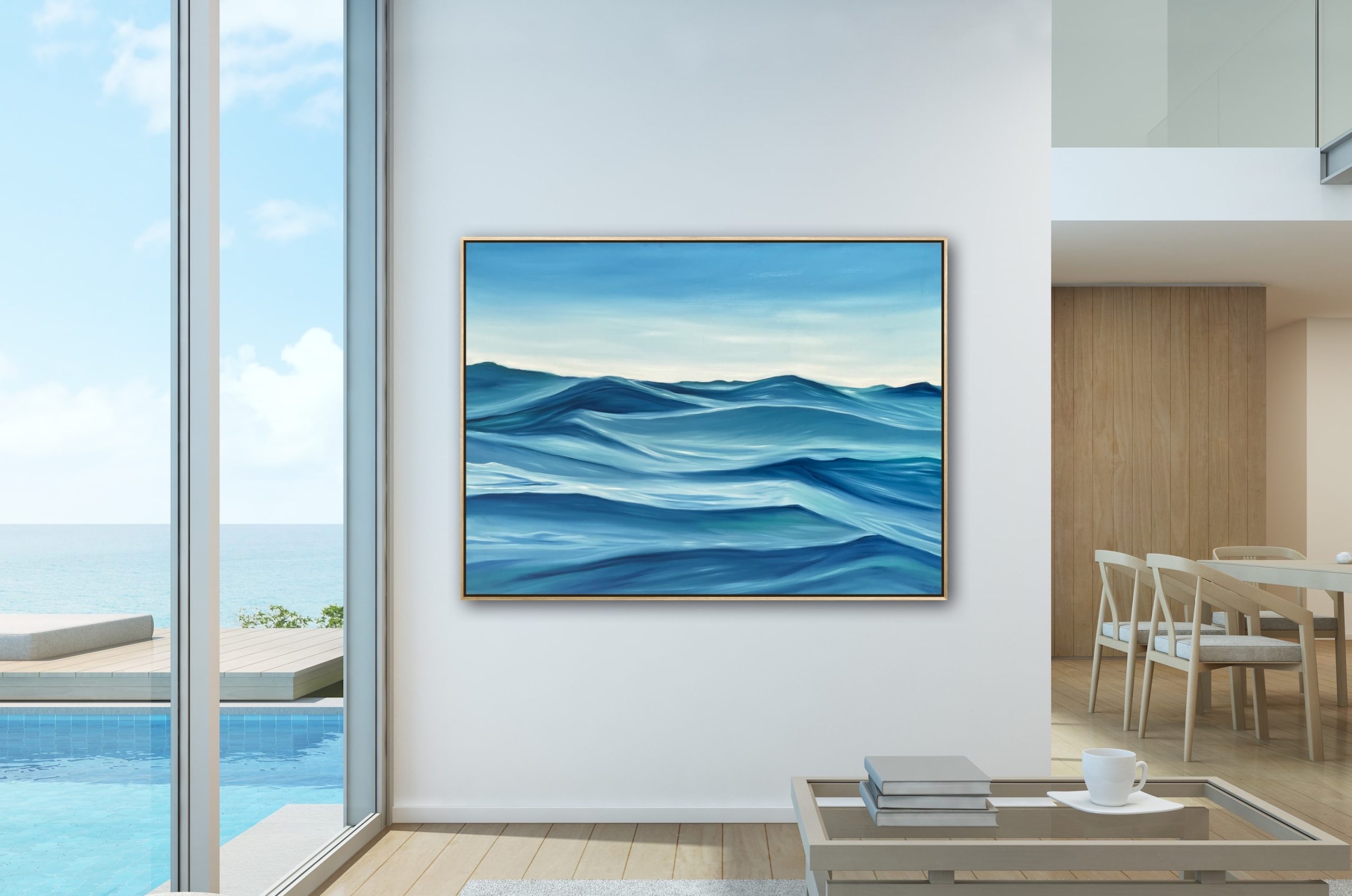 Alanah Jarvis Ocean Art Poolside View