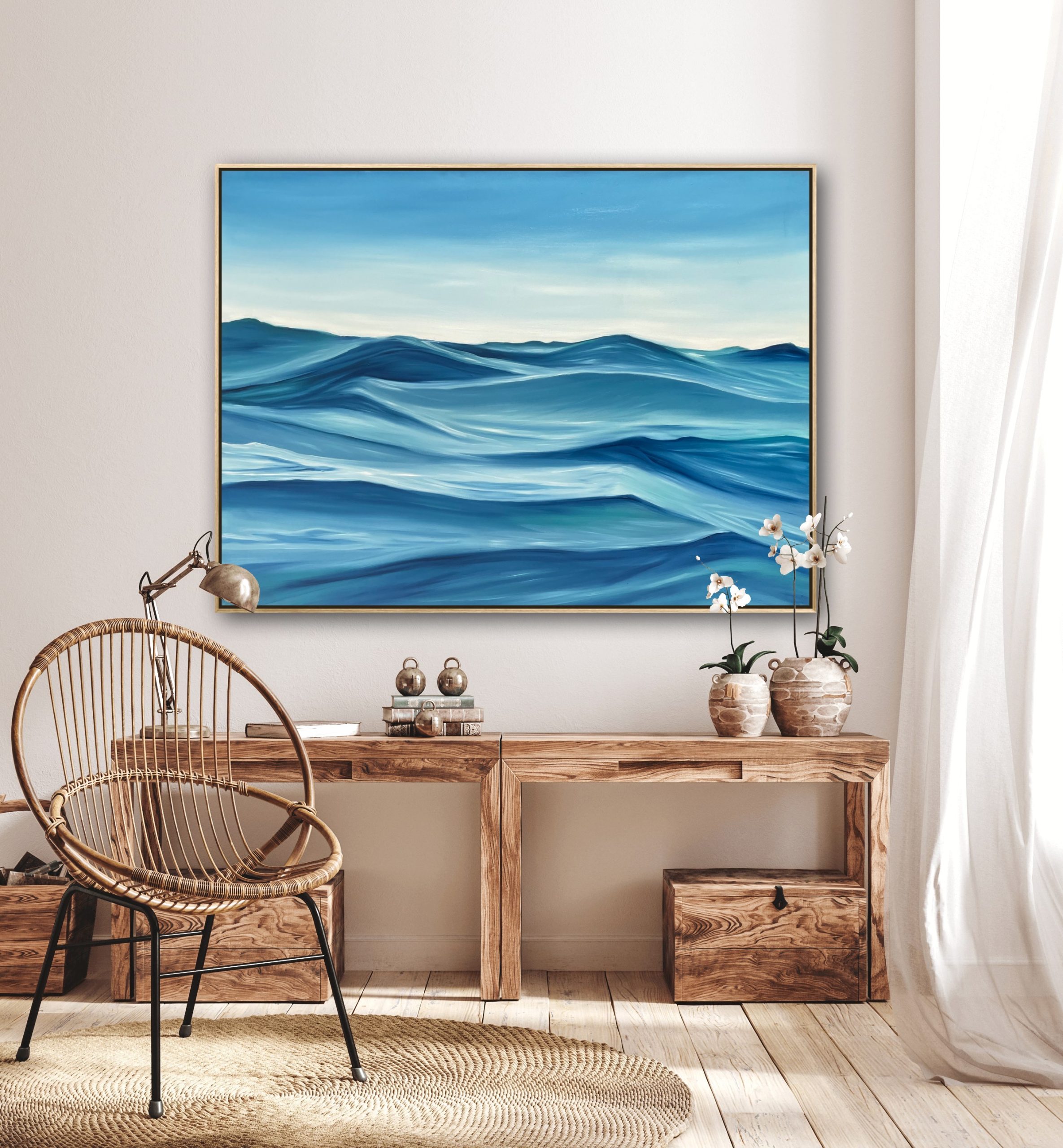 Alanah Jarvis Ocean Art Rustic Interior