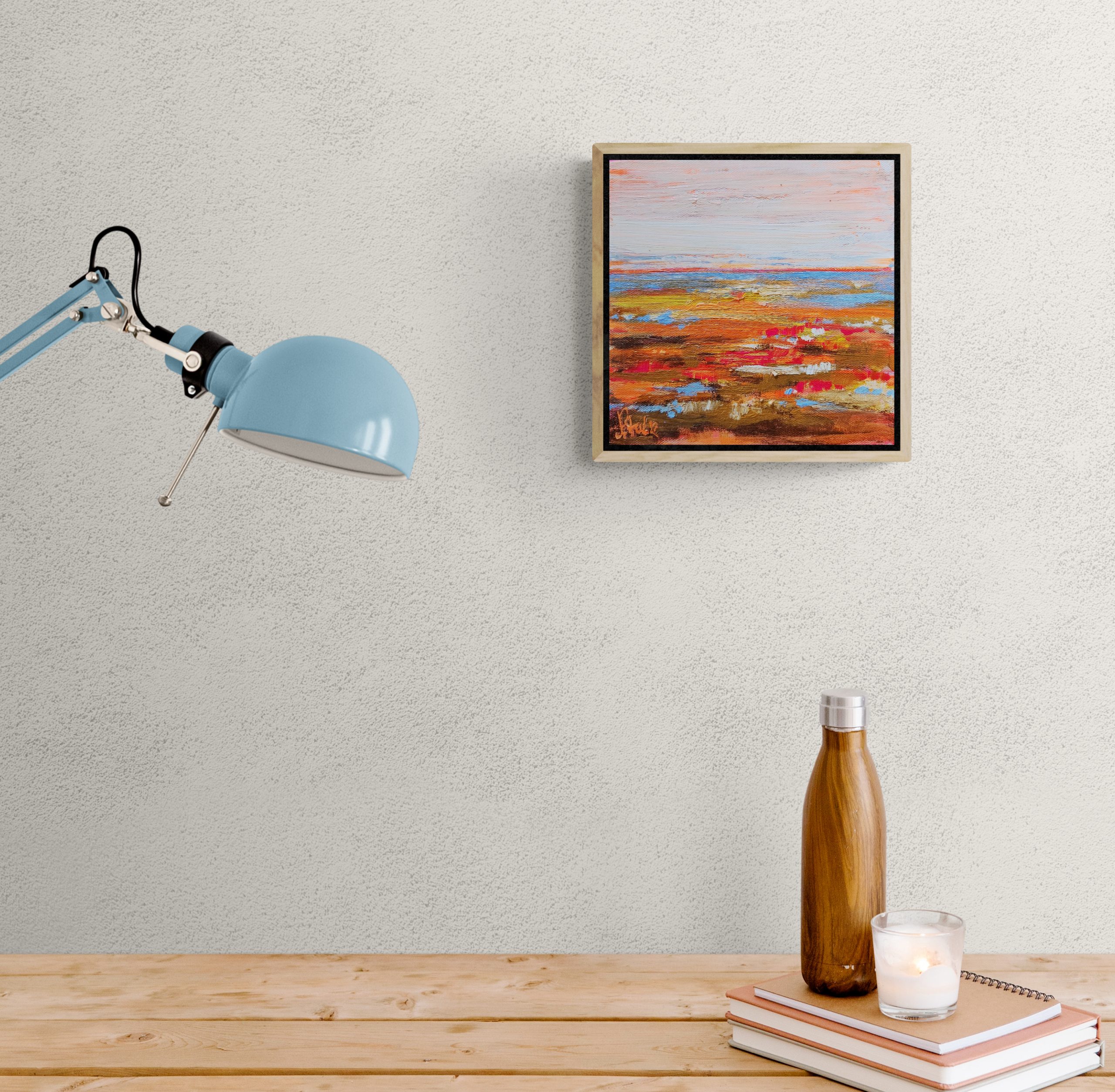 Home Office With Wooden Desk And Chair (4)