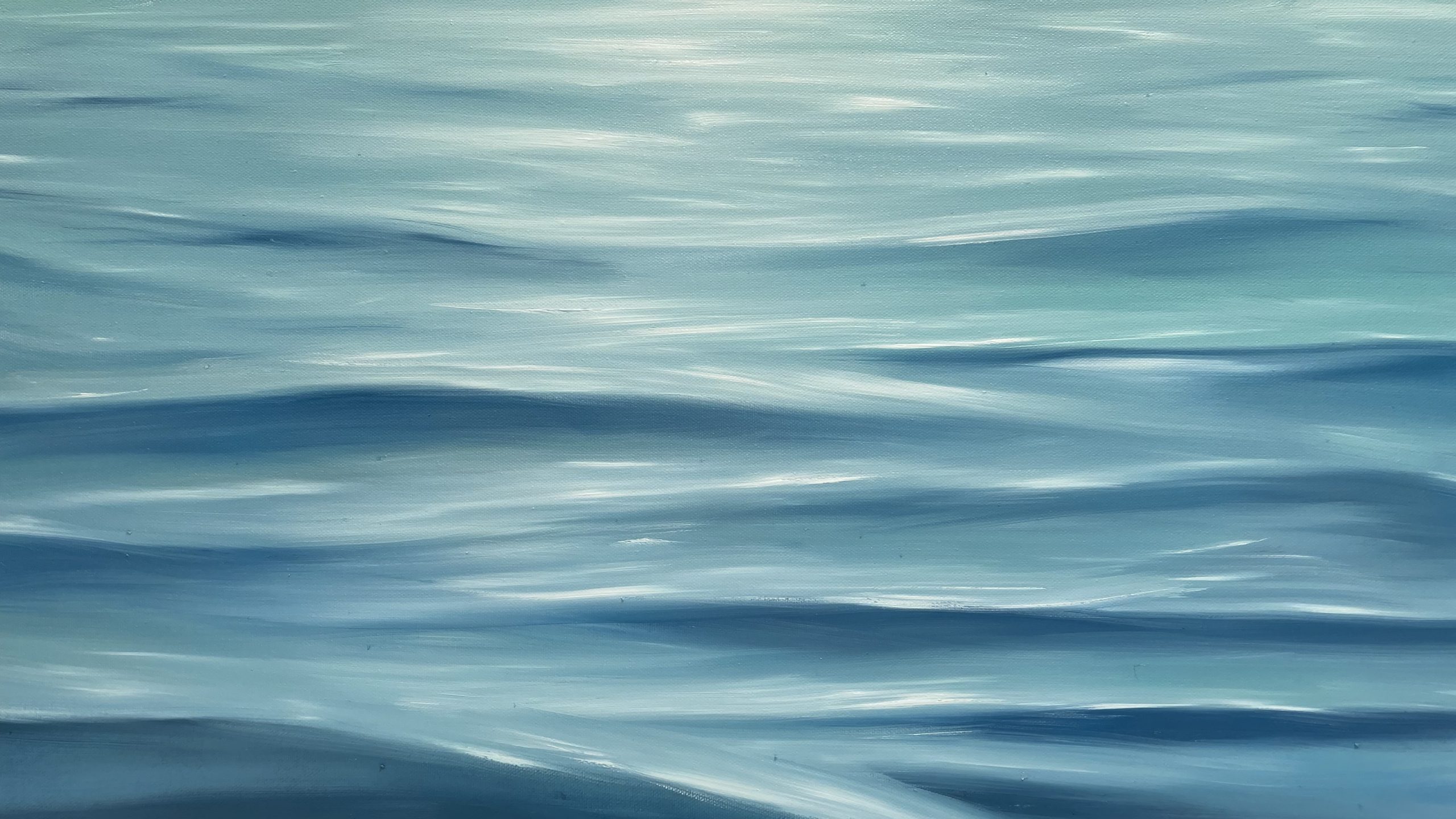 Alanah Jarvis Ocean Art Close Up Wild And Free