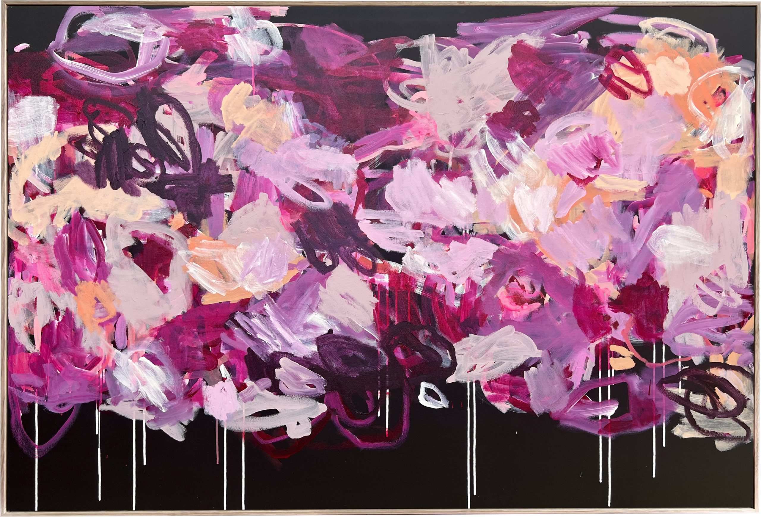 Another Chance Rebecca Koerting Australian Abstract Artist Blackframe Ar