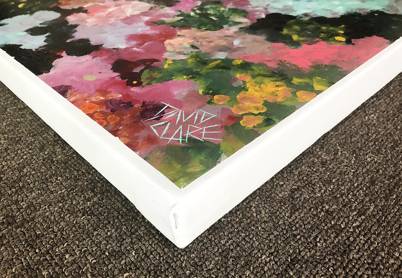 Floral Abstract Sign Corner Lr