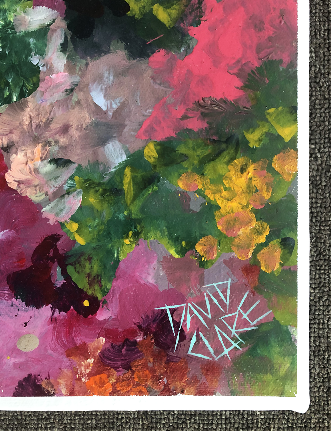 Floral Abstract Sign Lr