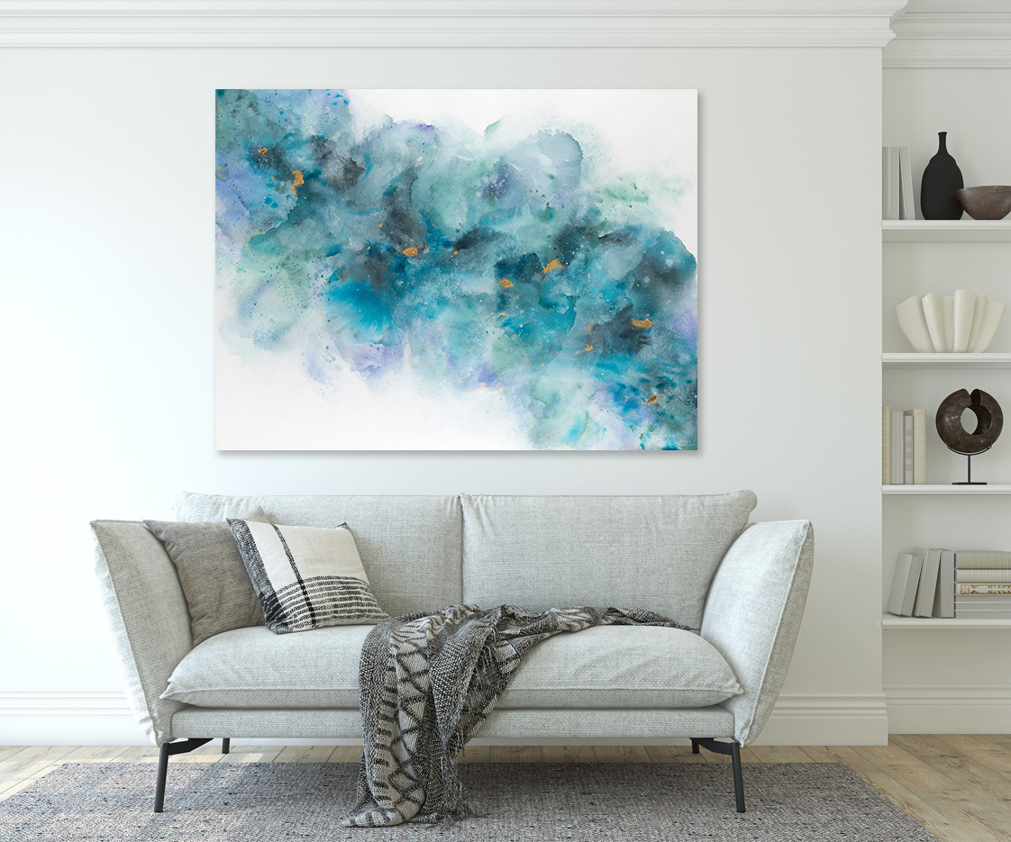 Modern Living Room Interior. 3d Render.