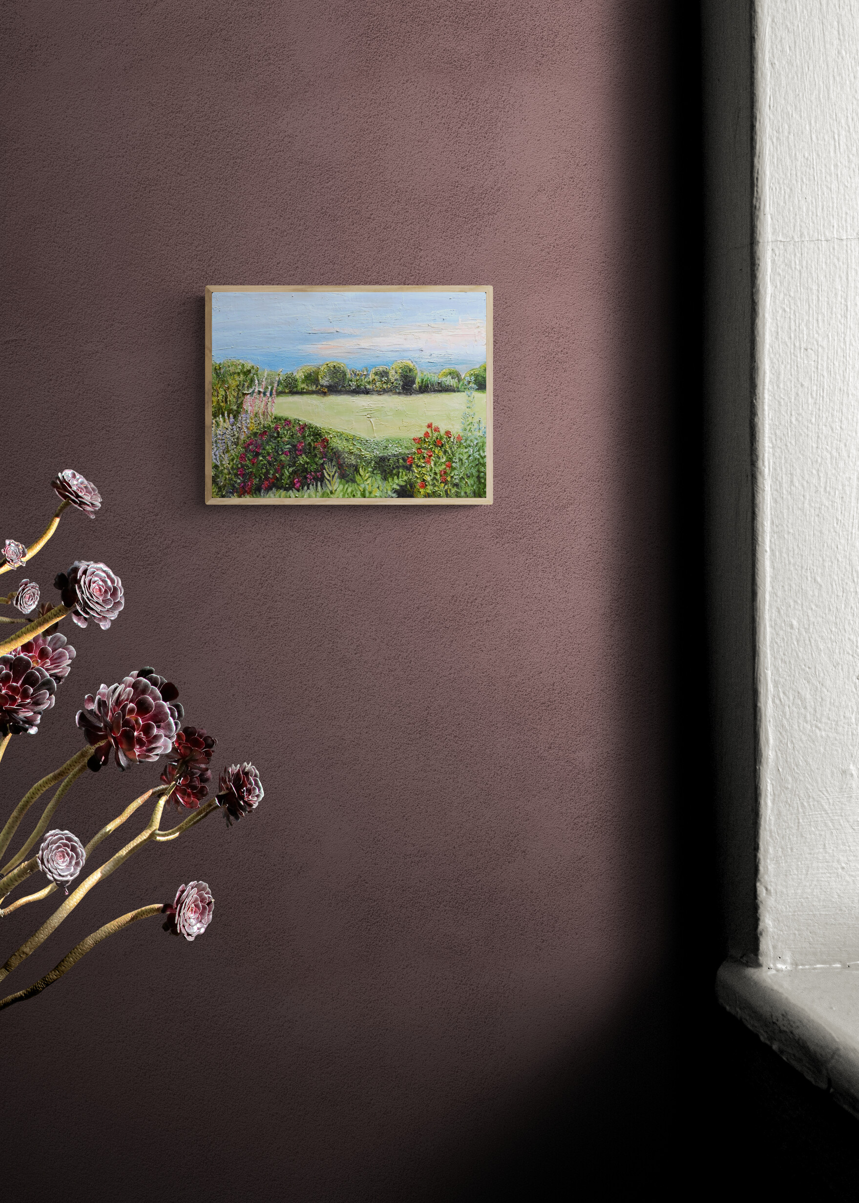 Sun Drenched Plant Next To Window(1)