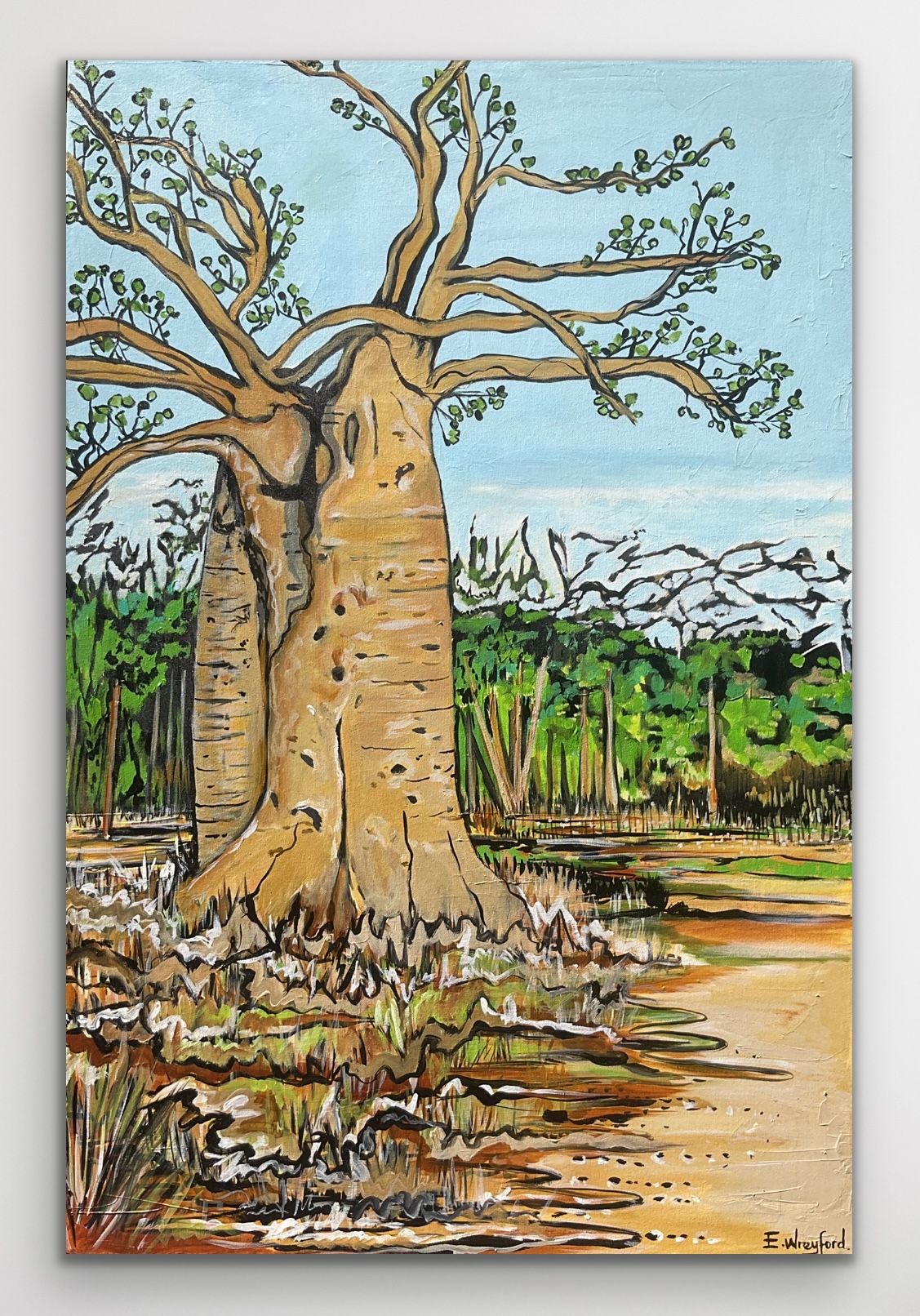 boab tree painting