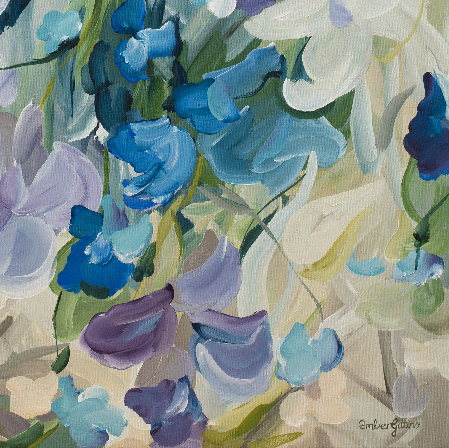 Blossoming Blues By Amber Gittins Signature