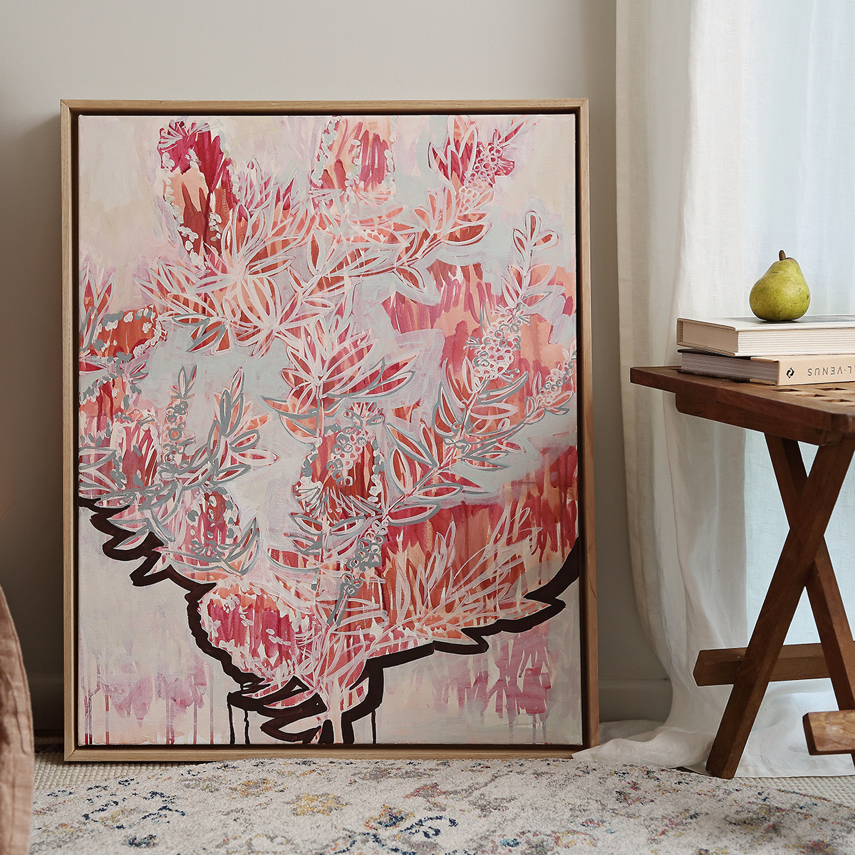 Lr 10 Virid Form Ii Smith And Brooks Art Australian Botanical Artist Abtract Floral Flower Art Ready To Hang Art Art For Your Walls Canvas Prints Fine Art Prints